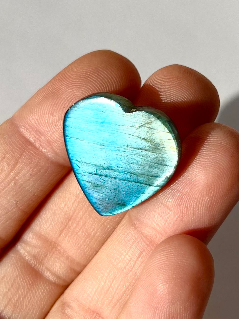 Cœur en Labradorite 5