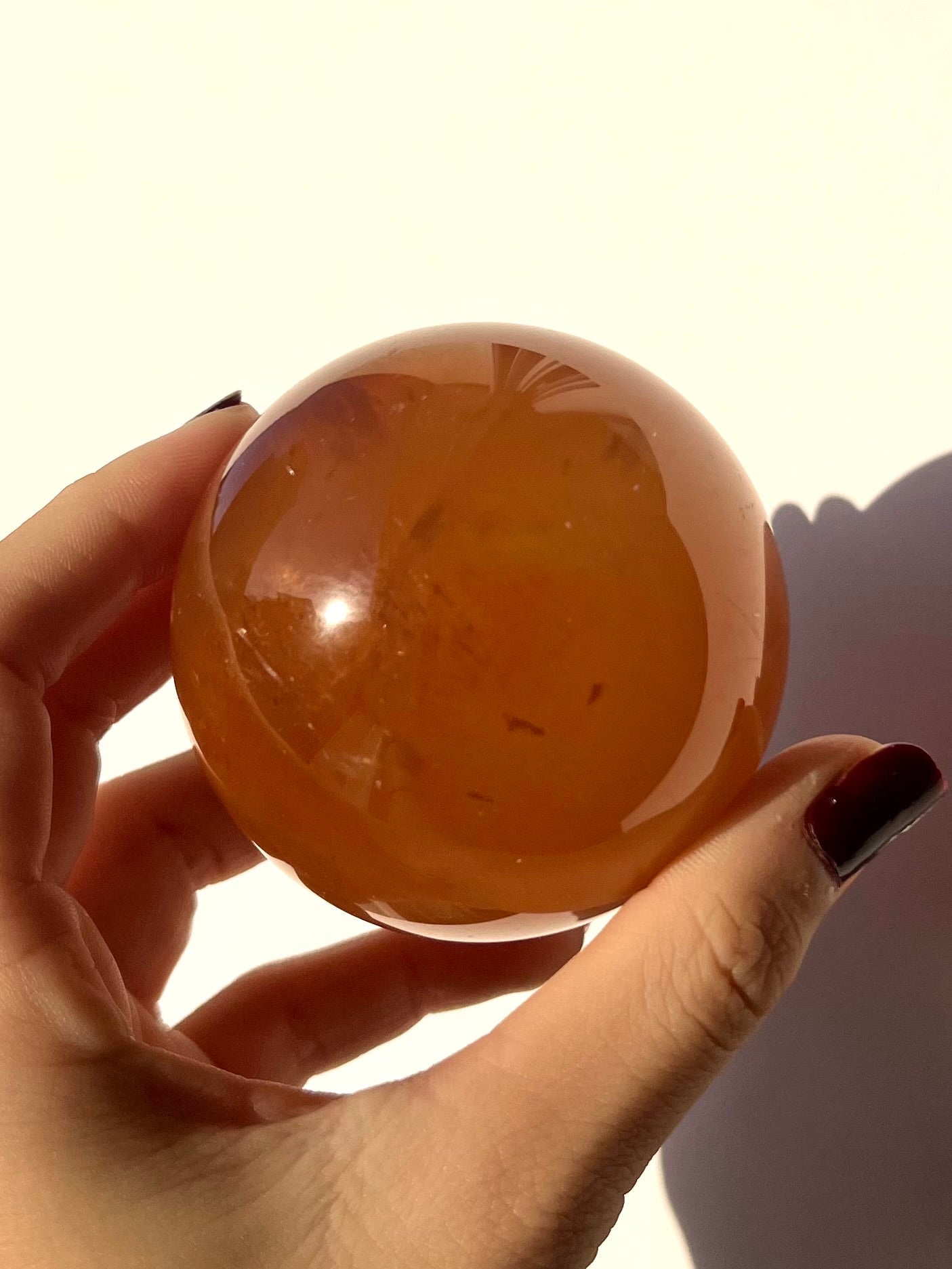 Sphère de Calcite miel 3