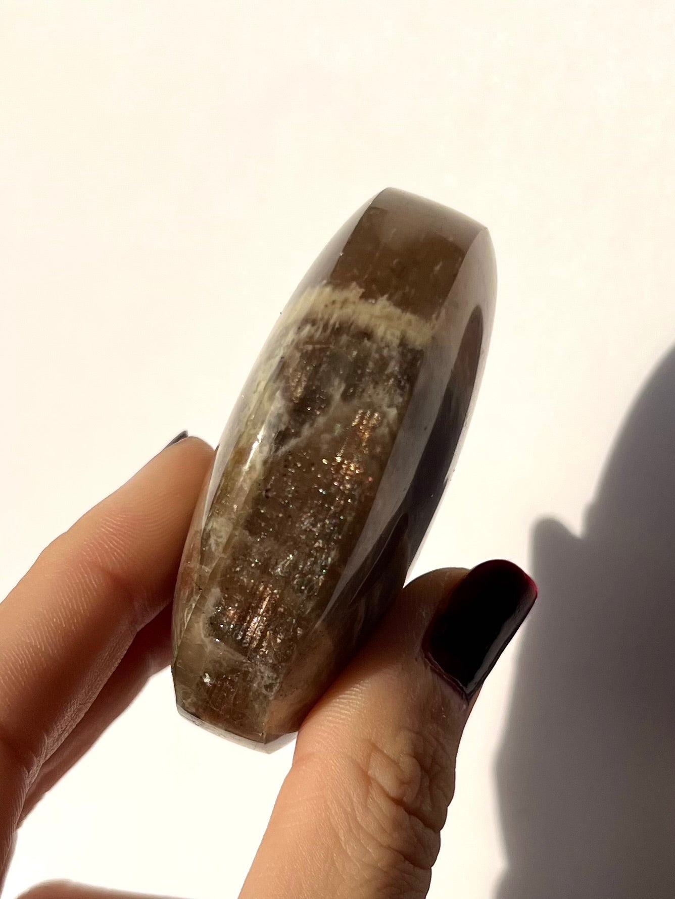 Galet de Pierre de Lune bleutée 6