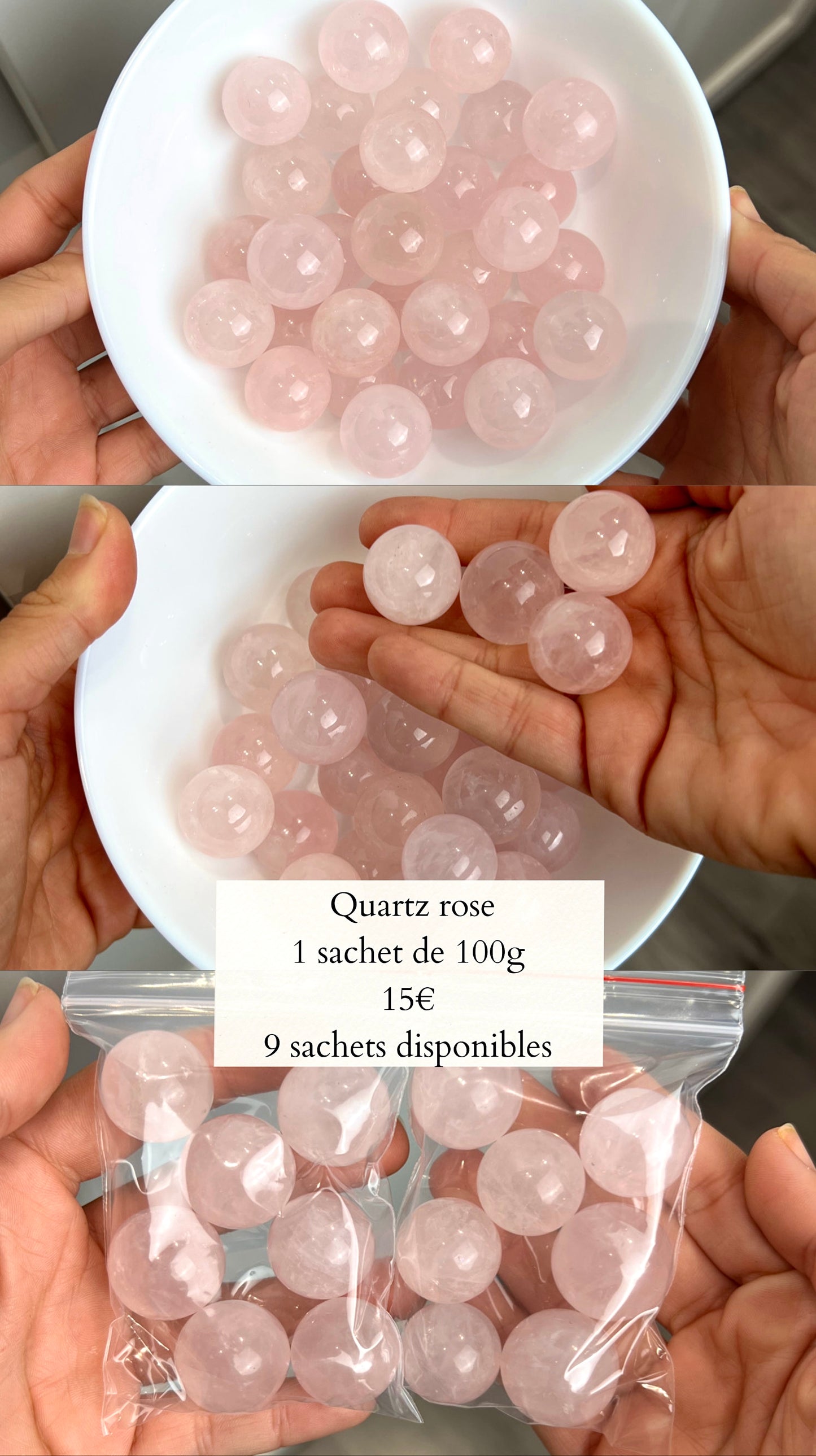 Sphère de Quartz rose