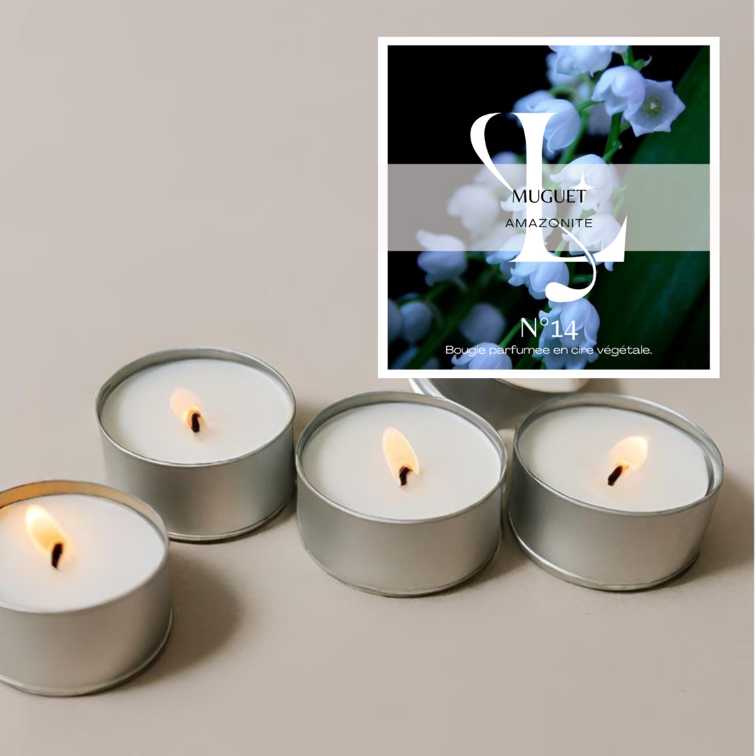 Bougie N°14 Muguet / Amazonite