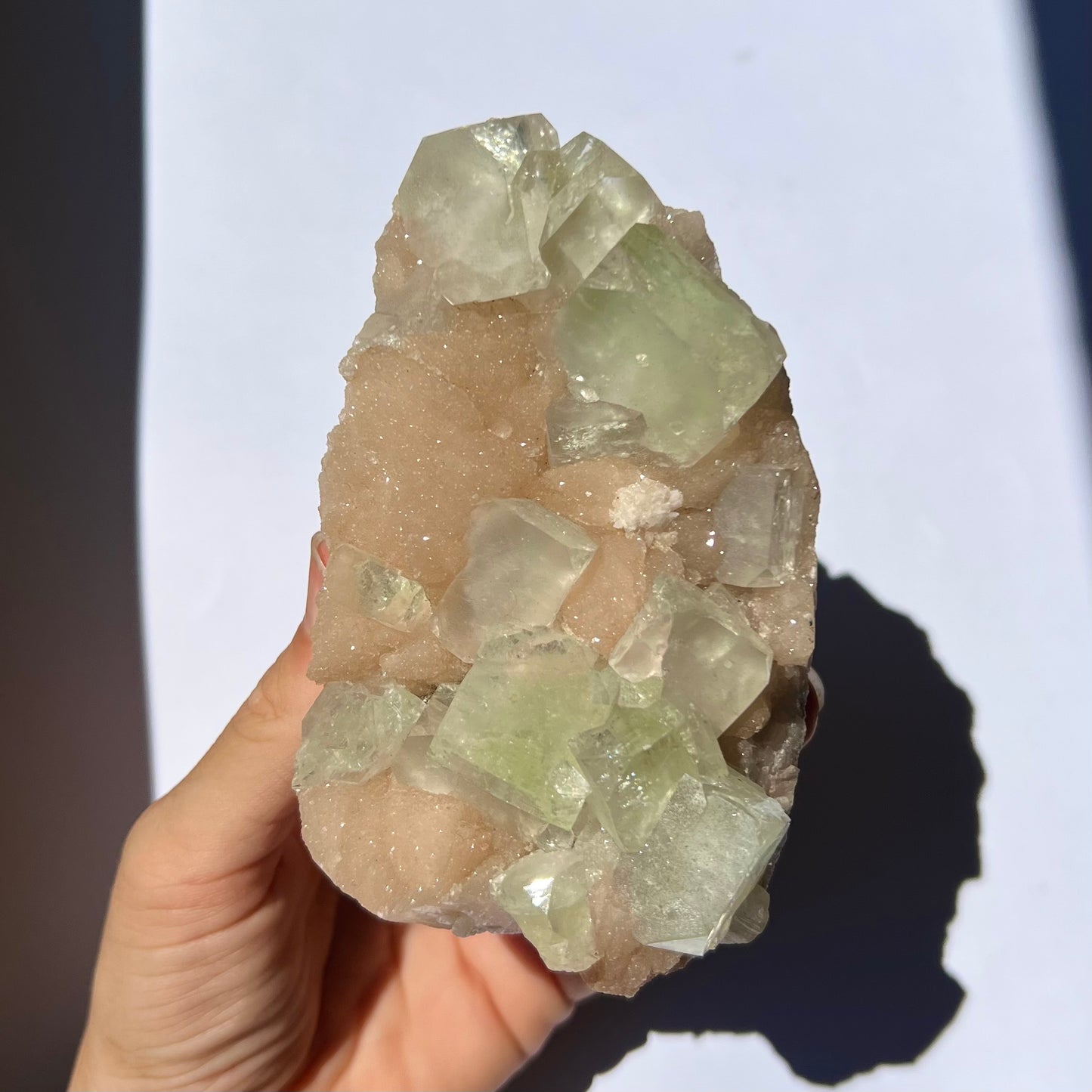 Forme libre Apophyllite et Stilbite 2