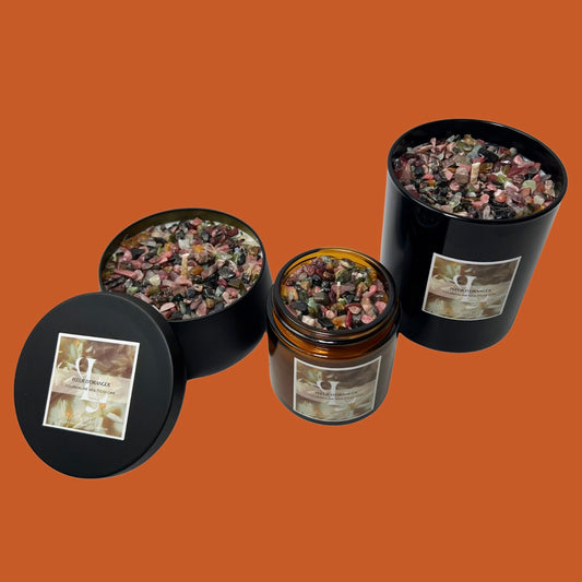 Bougie N°07 Fleur d'Oranger | Tourmaline multicolore