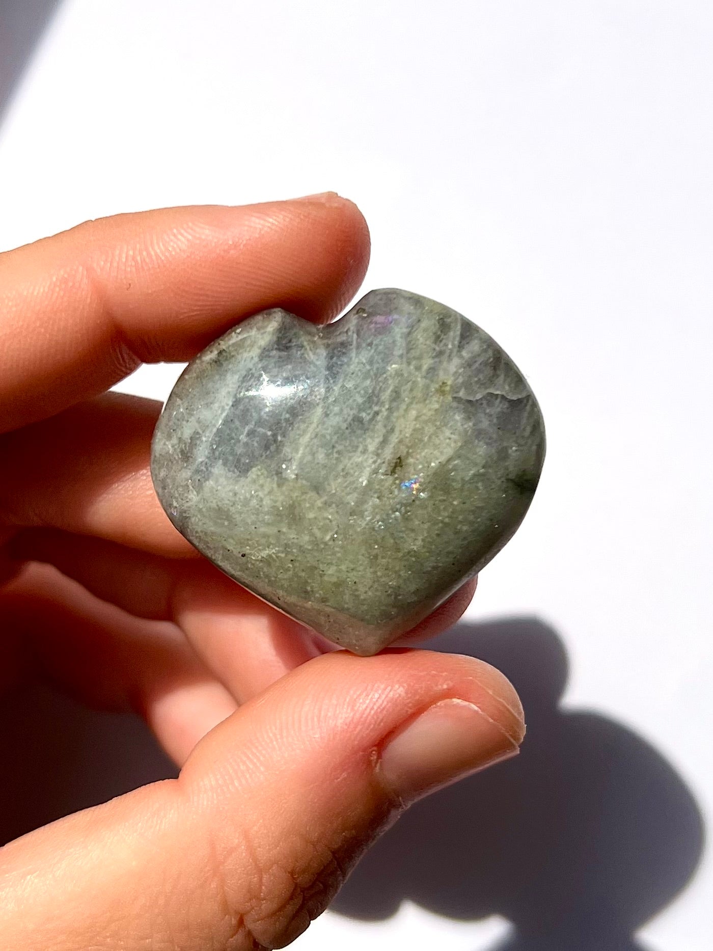 Cœur en Labradorite 1