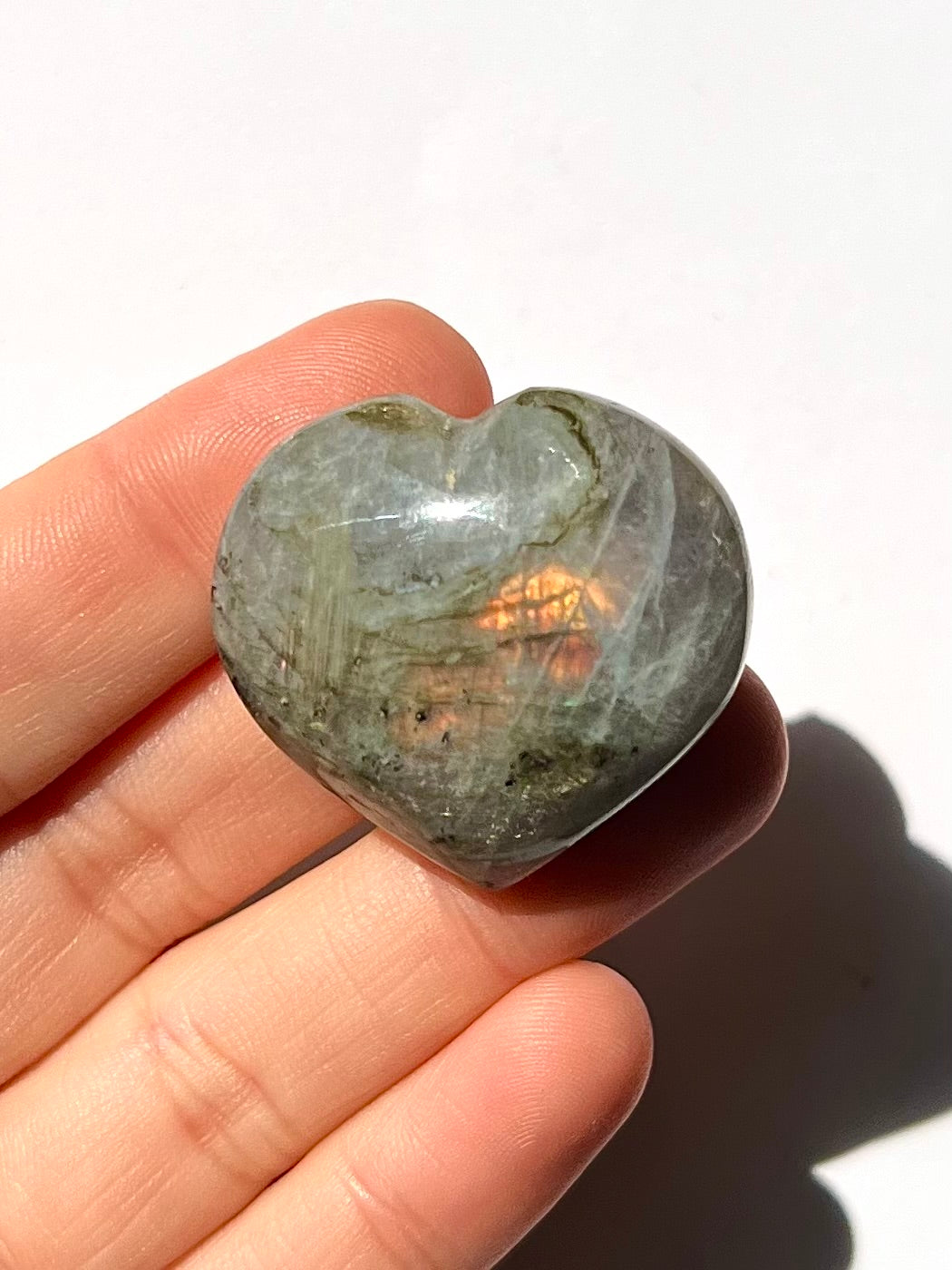 Cœur en Labradorite 9