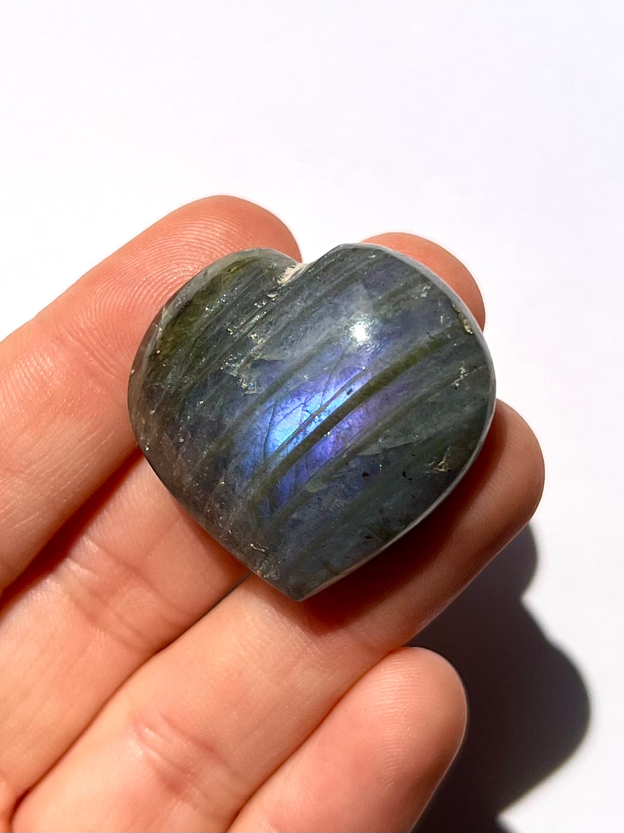 Cœur en Labradorite 2