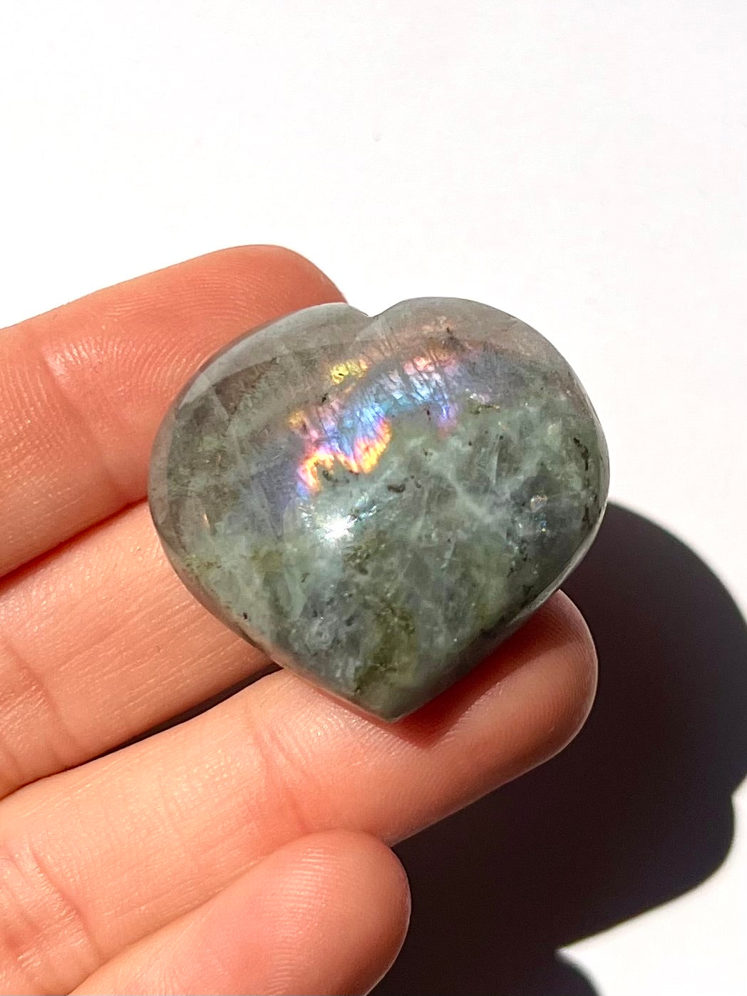 Cœur en Labradorite 6