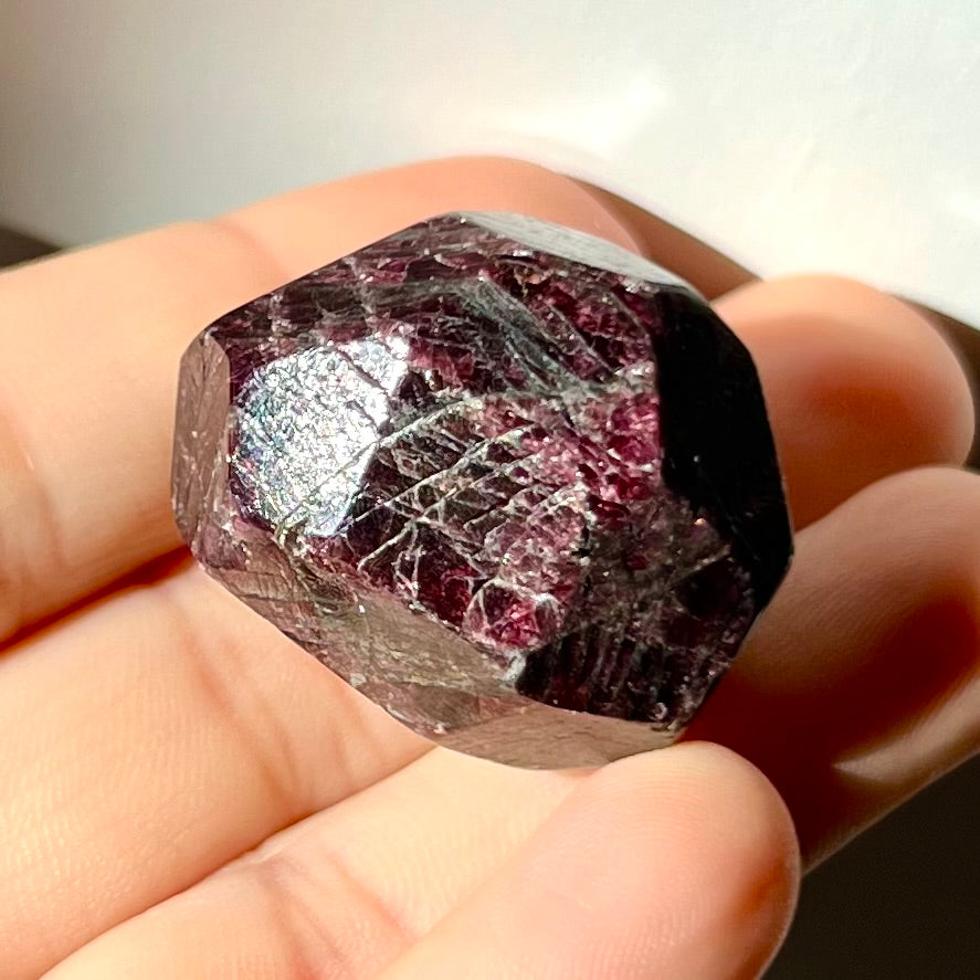 Polyèdre de Grenat Rhodolite 7