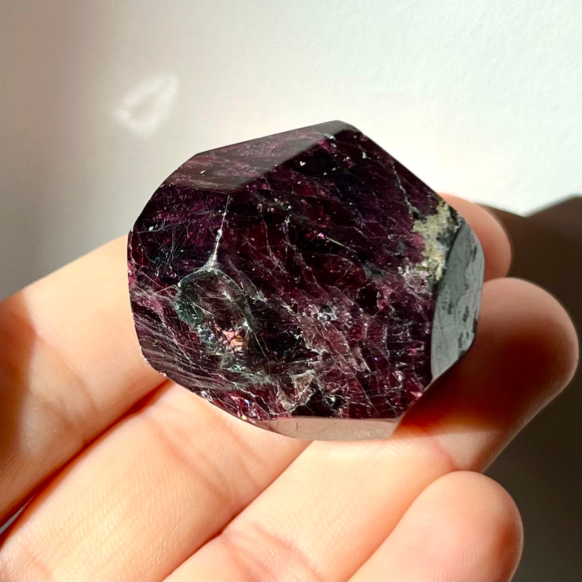 Polyèdre de Grenat Rhodolite 4