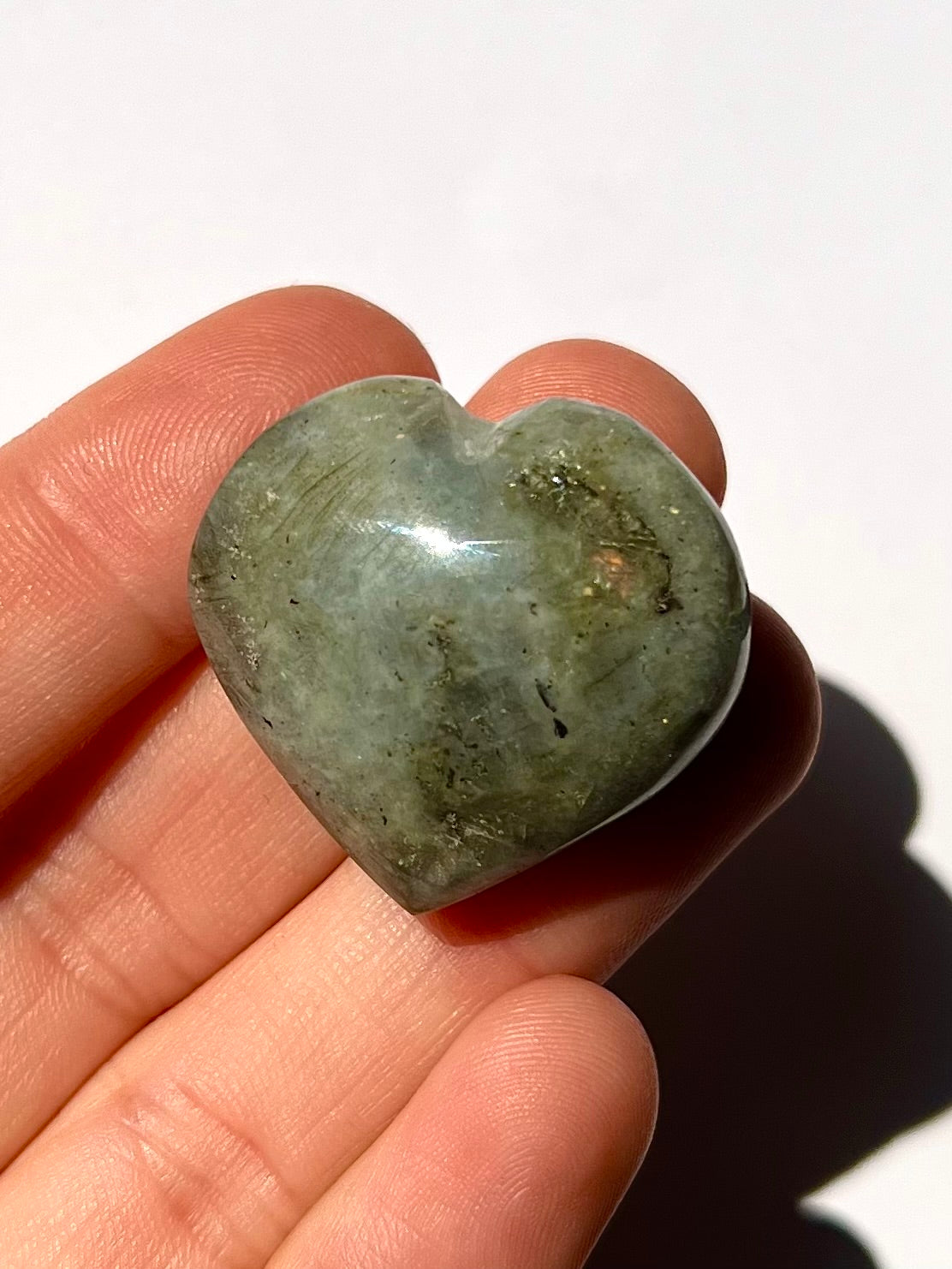 Coeur en Labradorite 5
