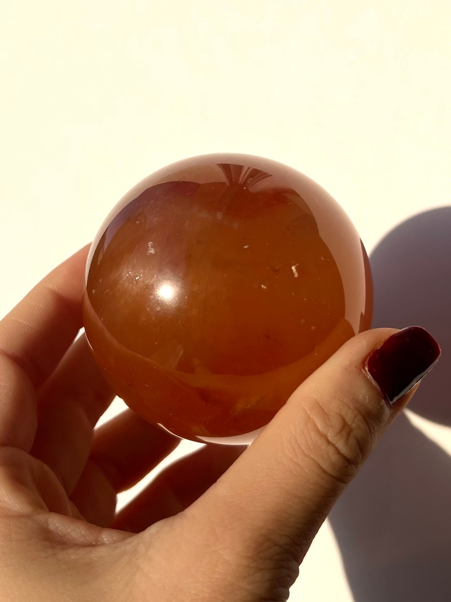 Sphère de Calcite miel 2