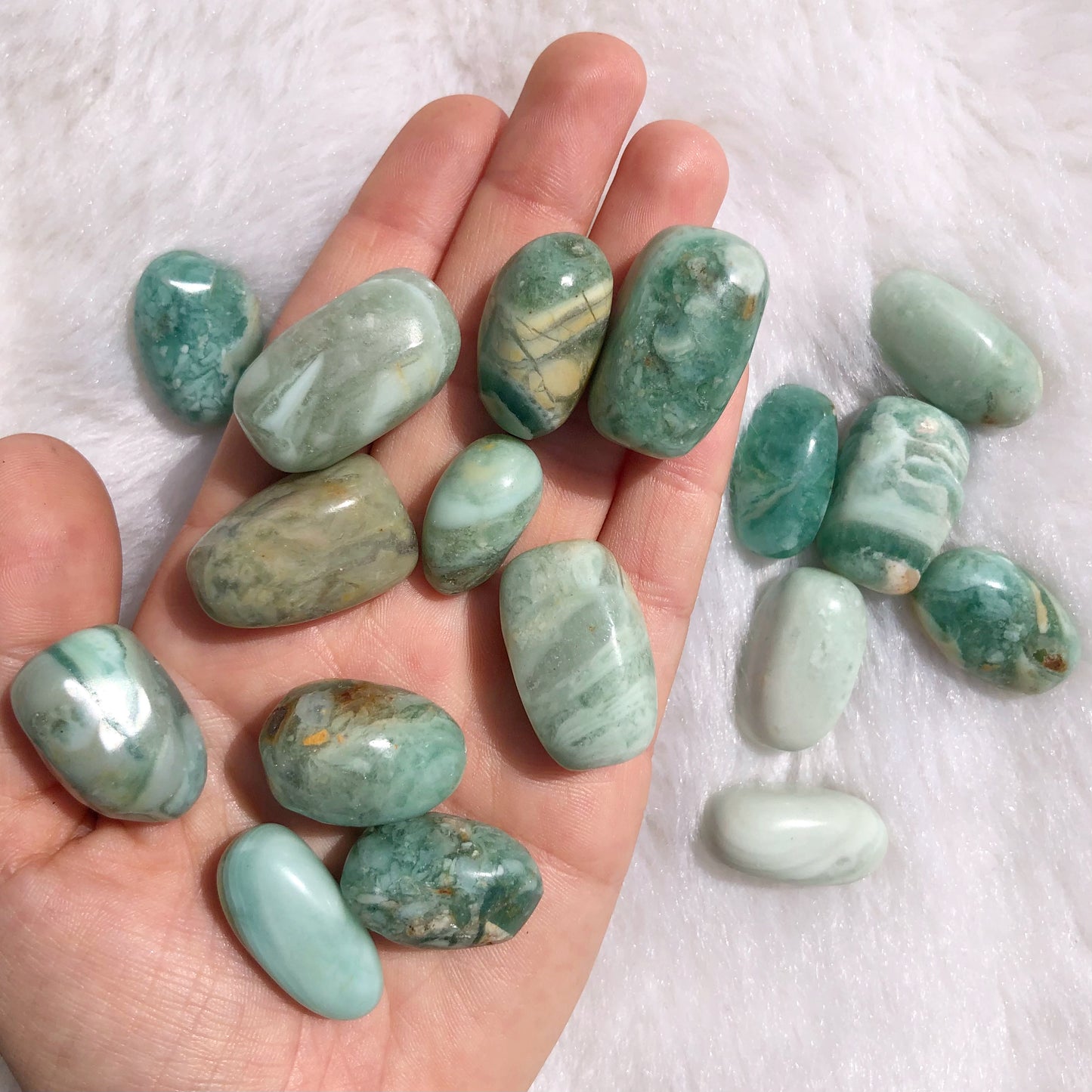 Pierre roulée de Smithsonite