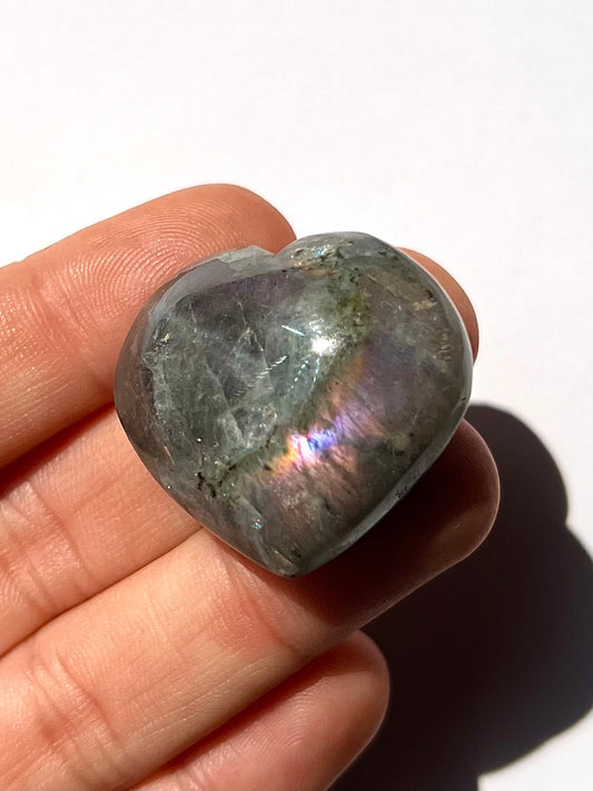Cœur en Labradorite 4