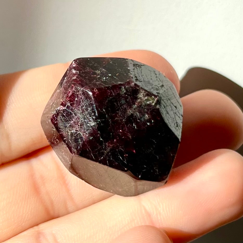 Polyèdre de Grenat Rhodolite 5