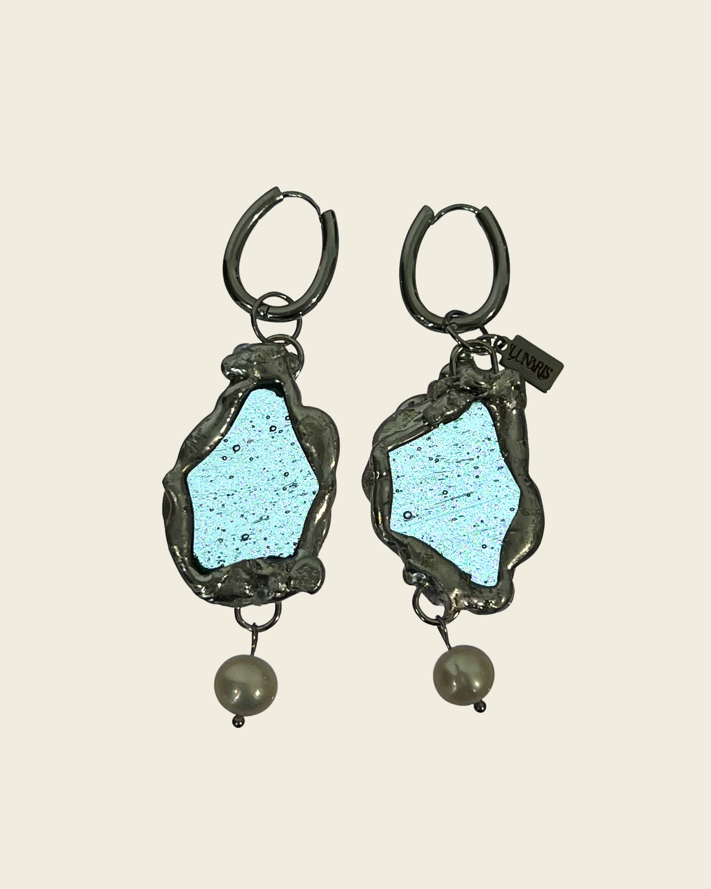 Boucles d'oreilles Flavie | Collection Lunaris Bijoux x Lunaris Vitraux