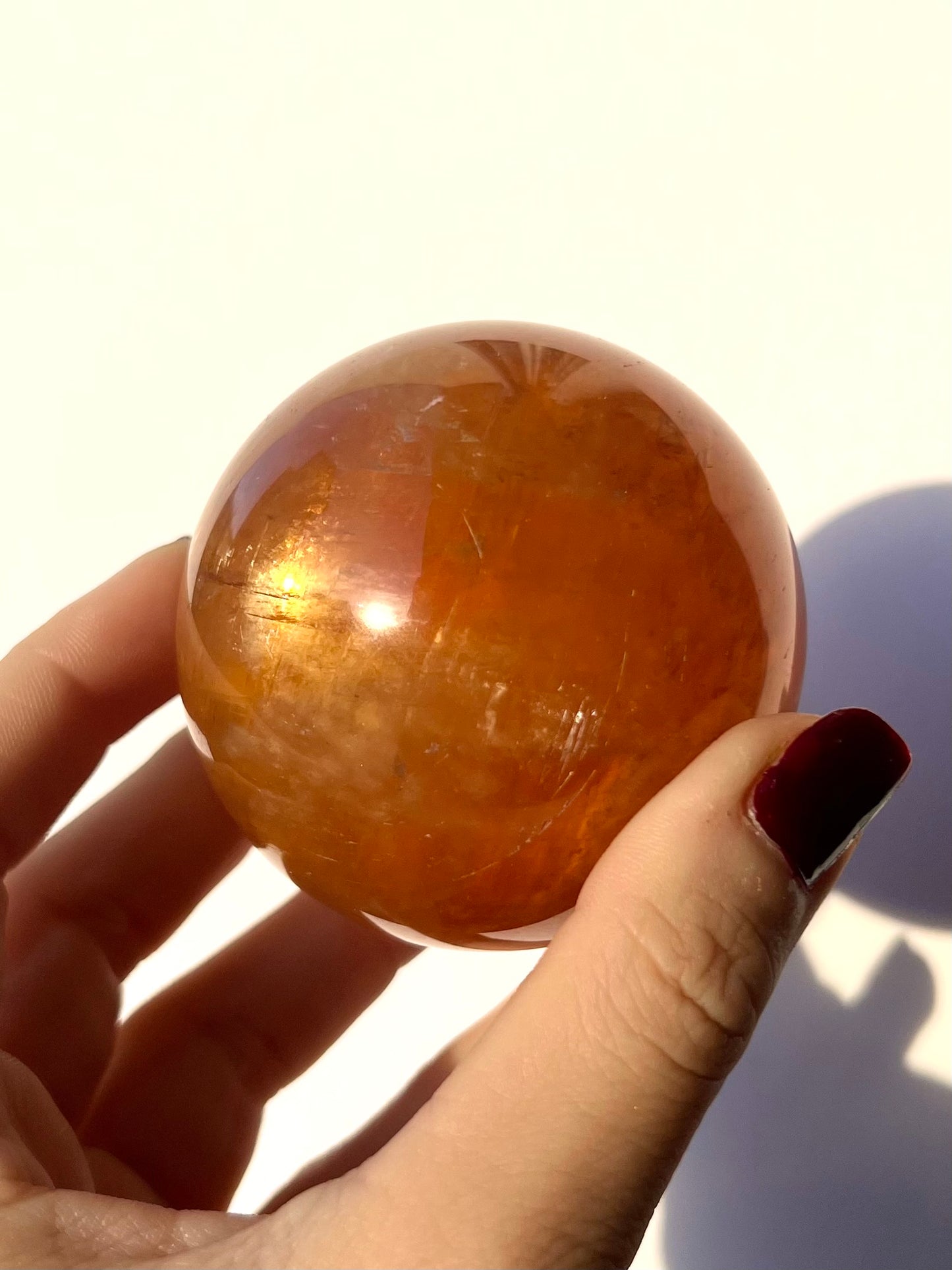 Sphère de Calcite miel 1