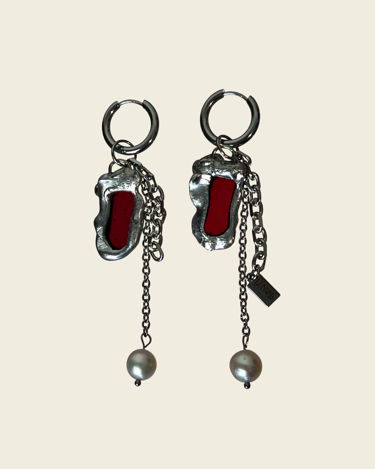 Boucles d'oreilles Dorothée | Collection Lunaris Bijoux x Lunaris Vitraux