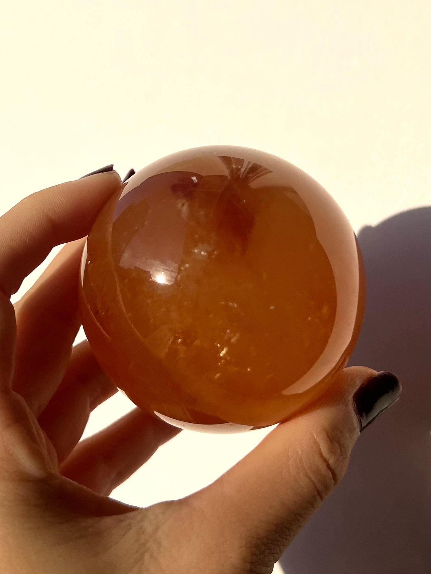 Sphère de Calcite miel 3