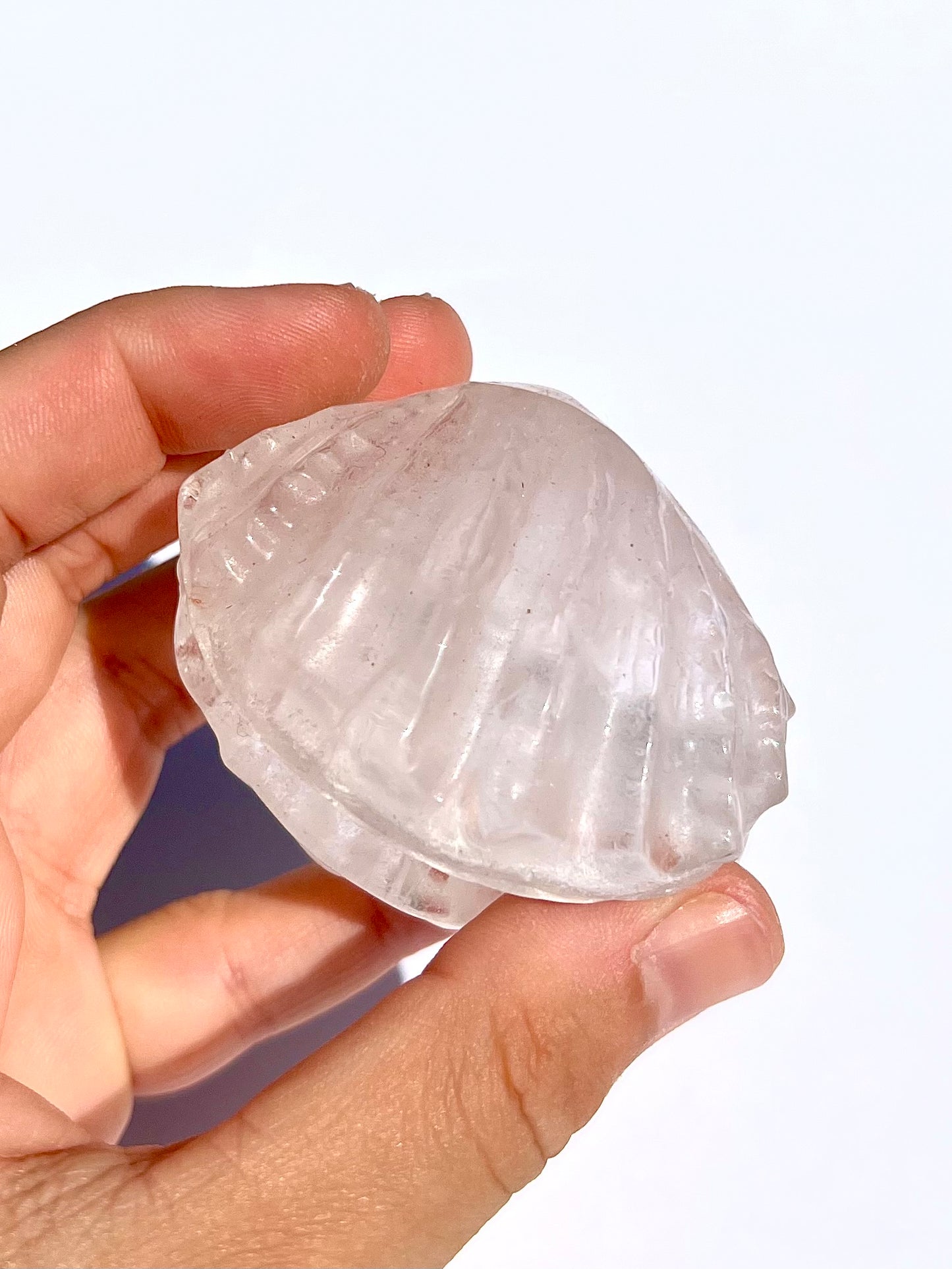 Coquillage en Cristal de roche 1
