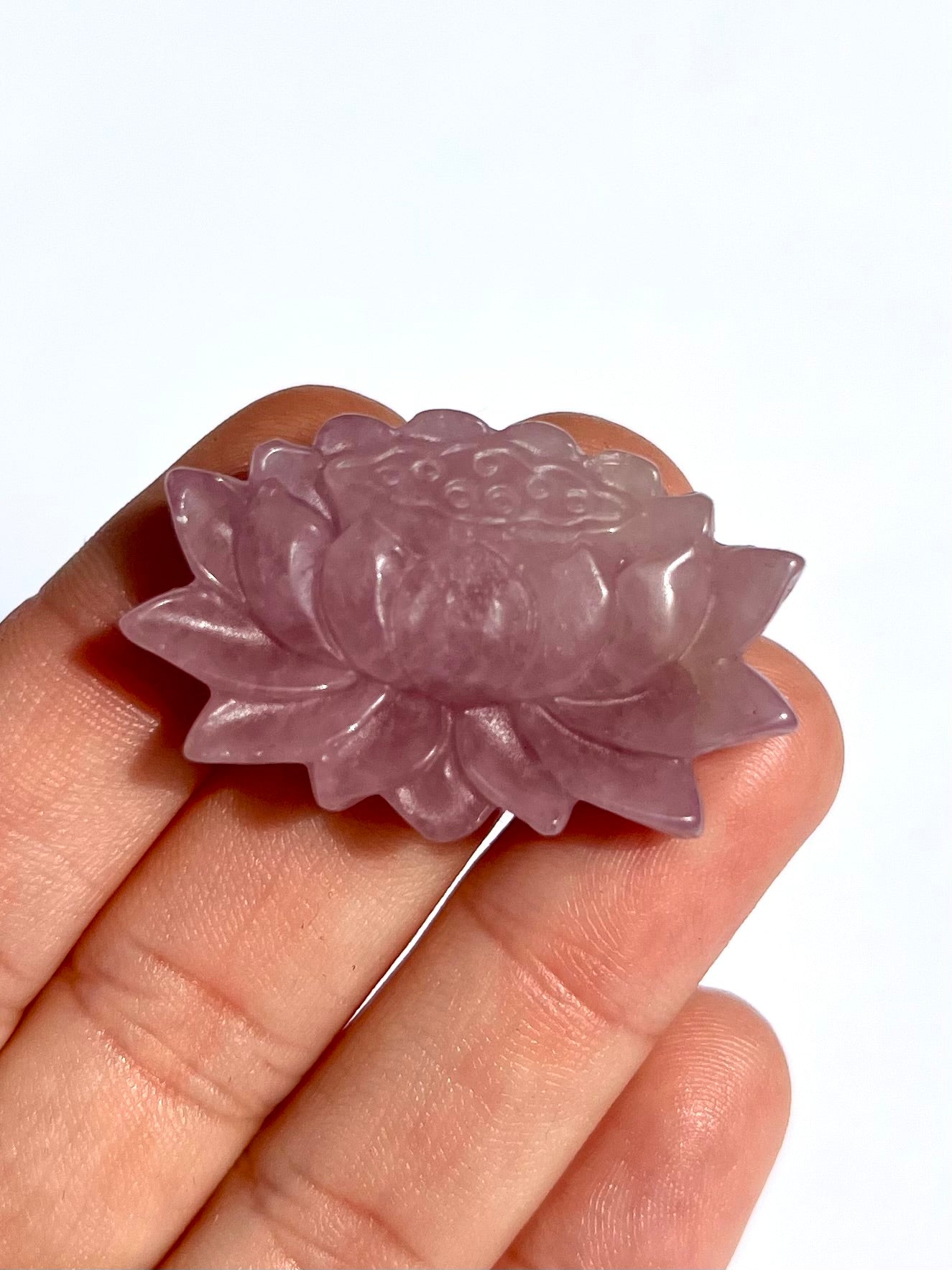 Lotus en Quartz rose 3