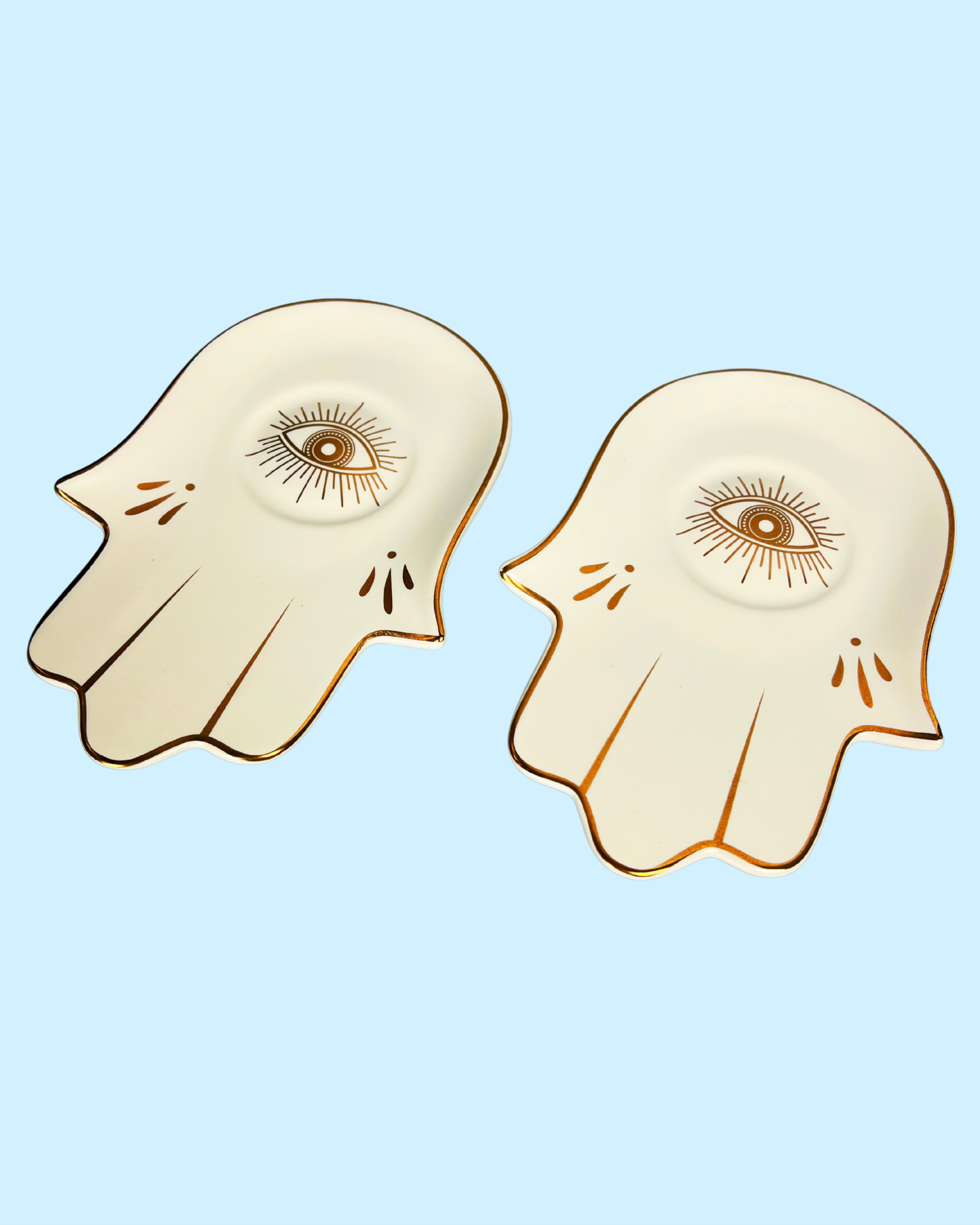 Coupelle Nazar et main de Fatma blanche | Collection Nazar