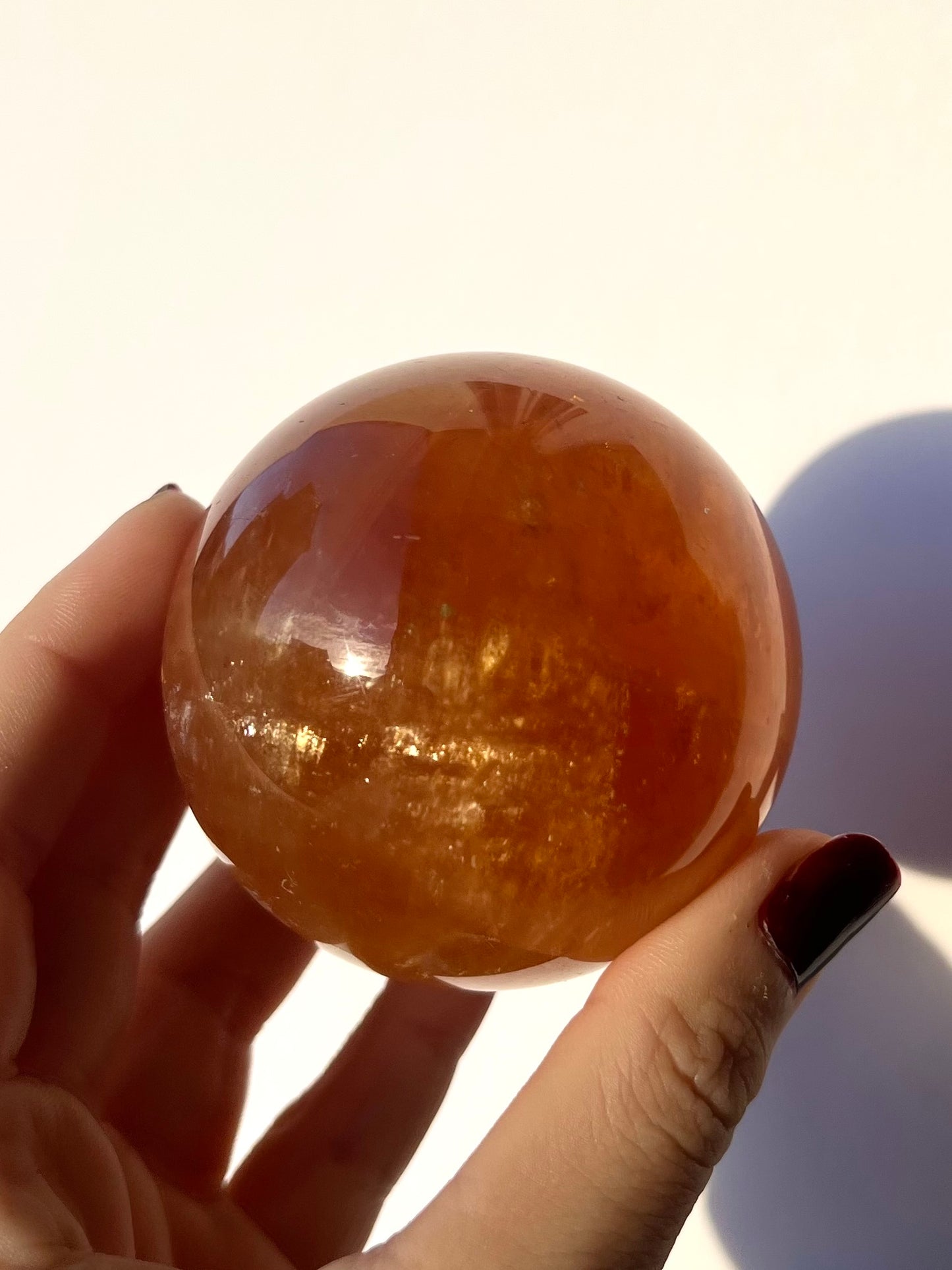 Sphère de Calcite miel 1