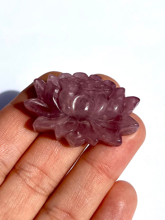 Lotus en Quartz rose 4