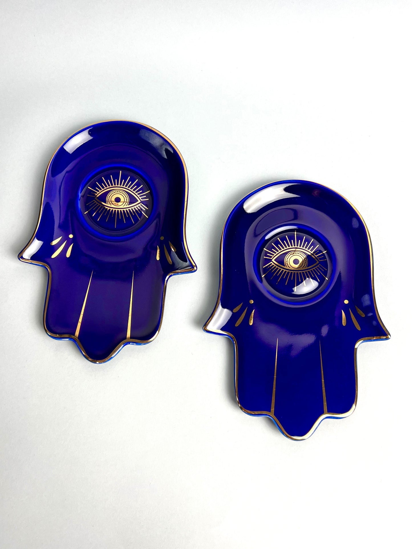 Coupelle Nazar et main de Fatma bleue | Collection Nazar