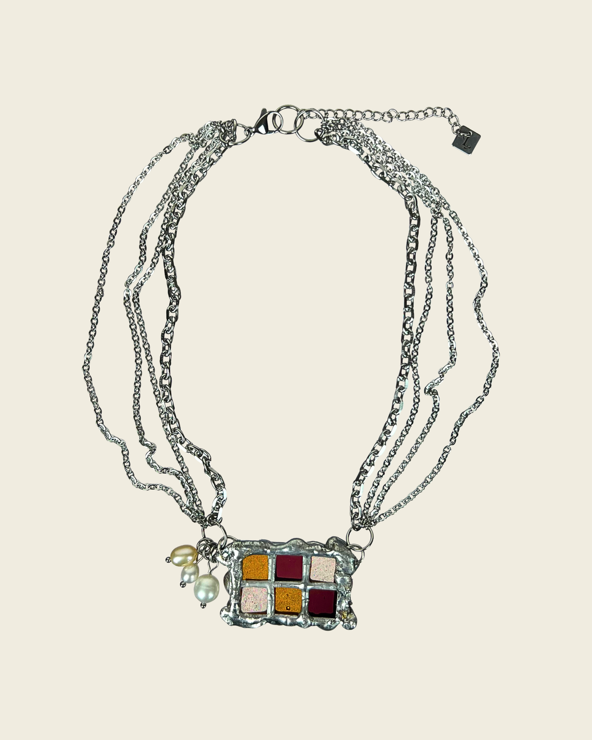 Collier Brune | Collection 2. Lunaris Bijoux x Lunaris Vitraux