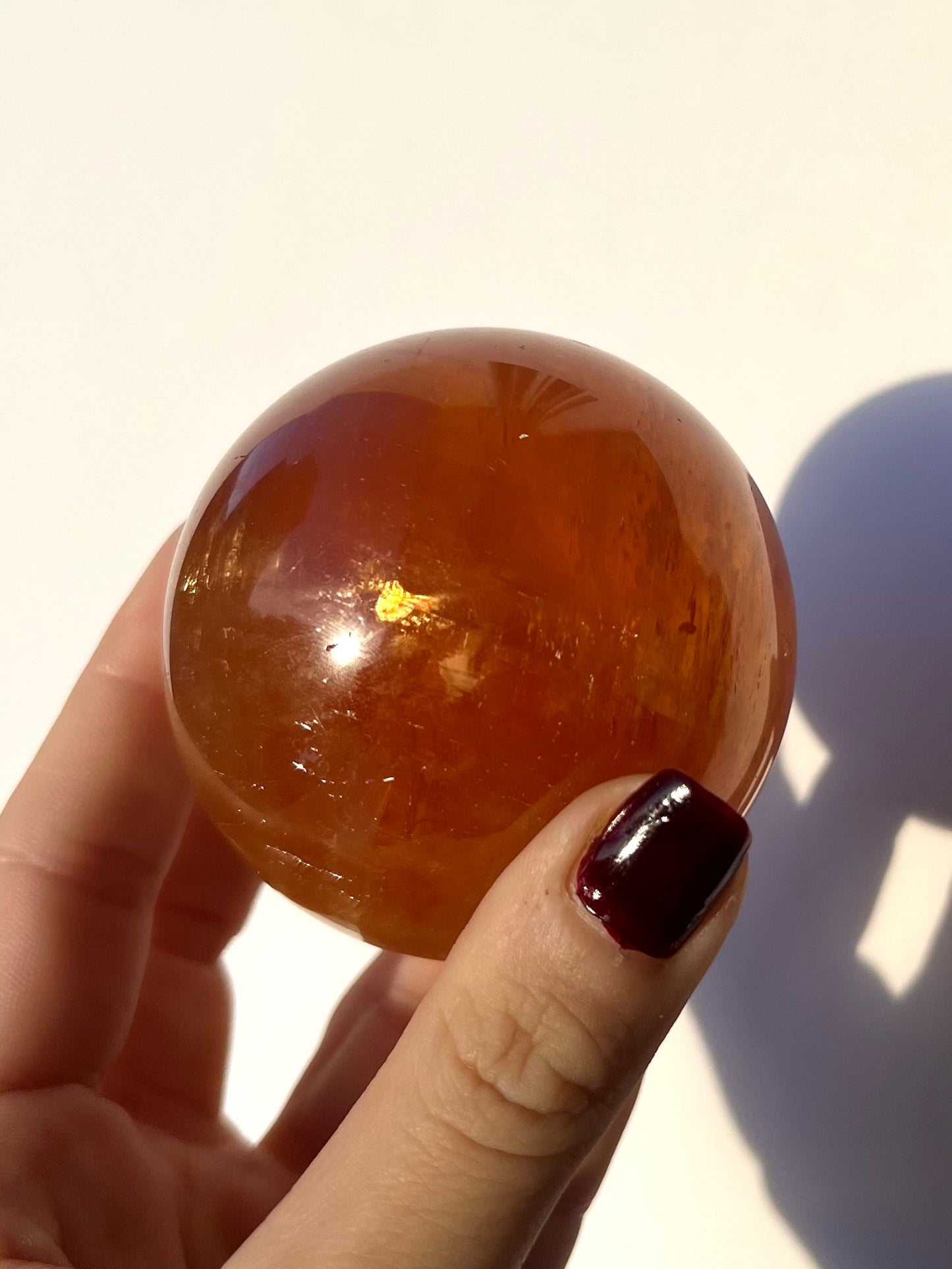 Sphère de Calcite miel 1