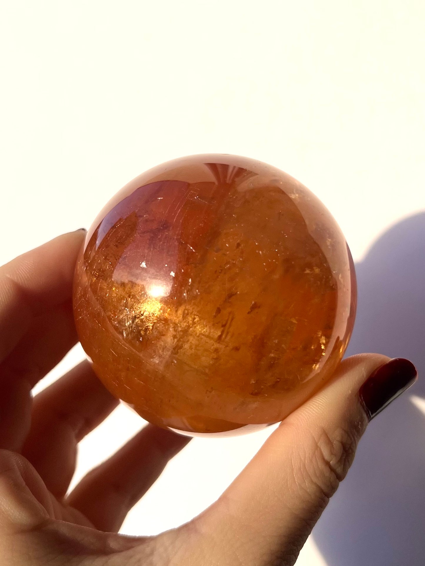 Sphère de Calcite miel 1