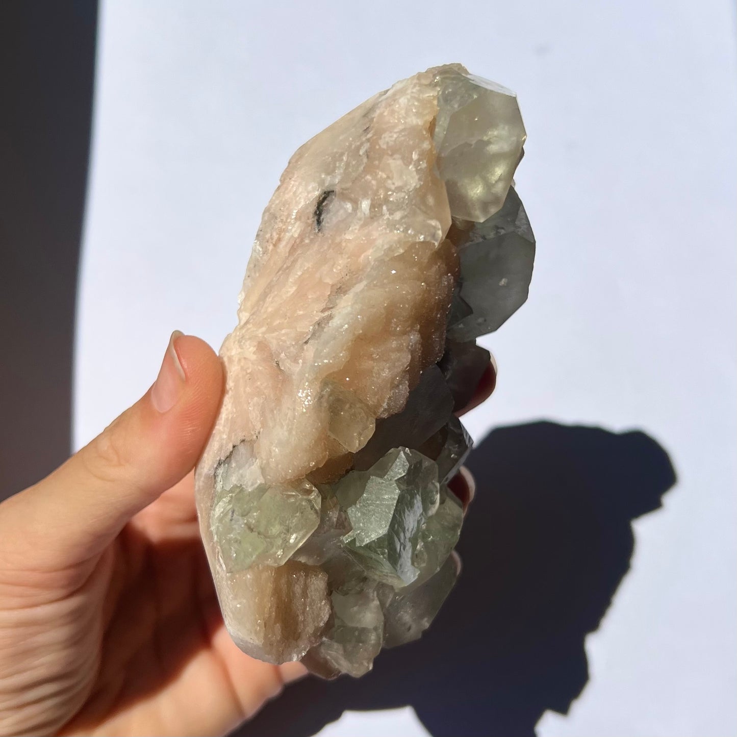 Forme libre Apophyllite et Stilbite 2