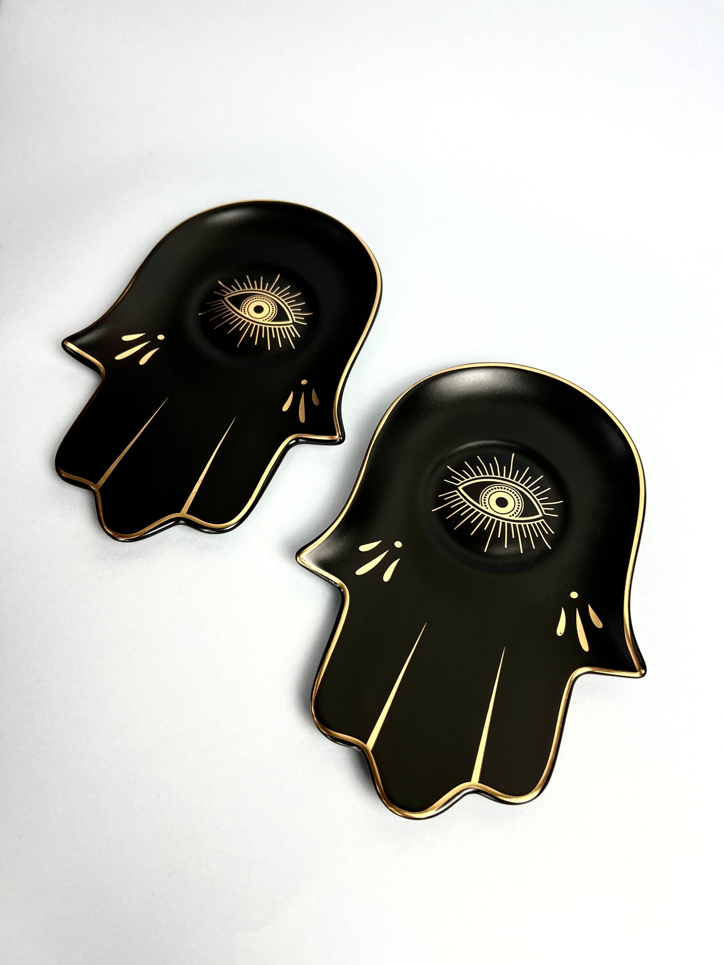 Coupelle Nazar et main de Fatma noire | Collection Nazar