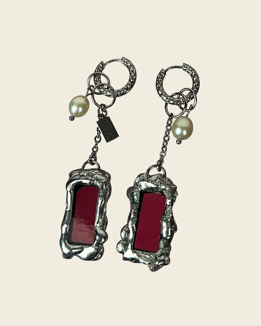 Boucles d'oreilles Loreleï | Collection  2. Lunaris Bijoux x Lunaris Vitraux