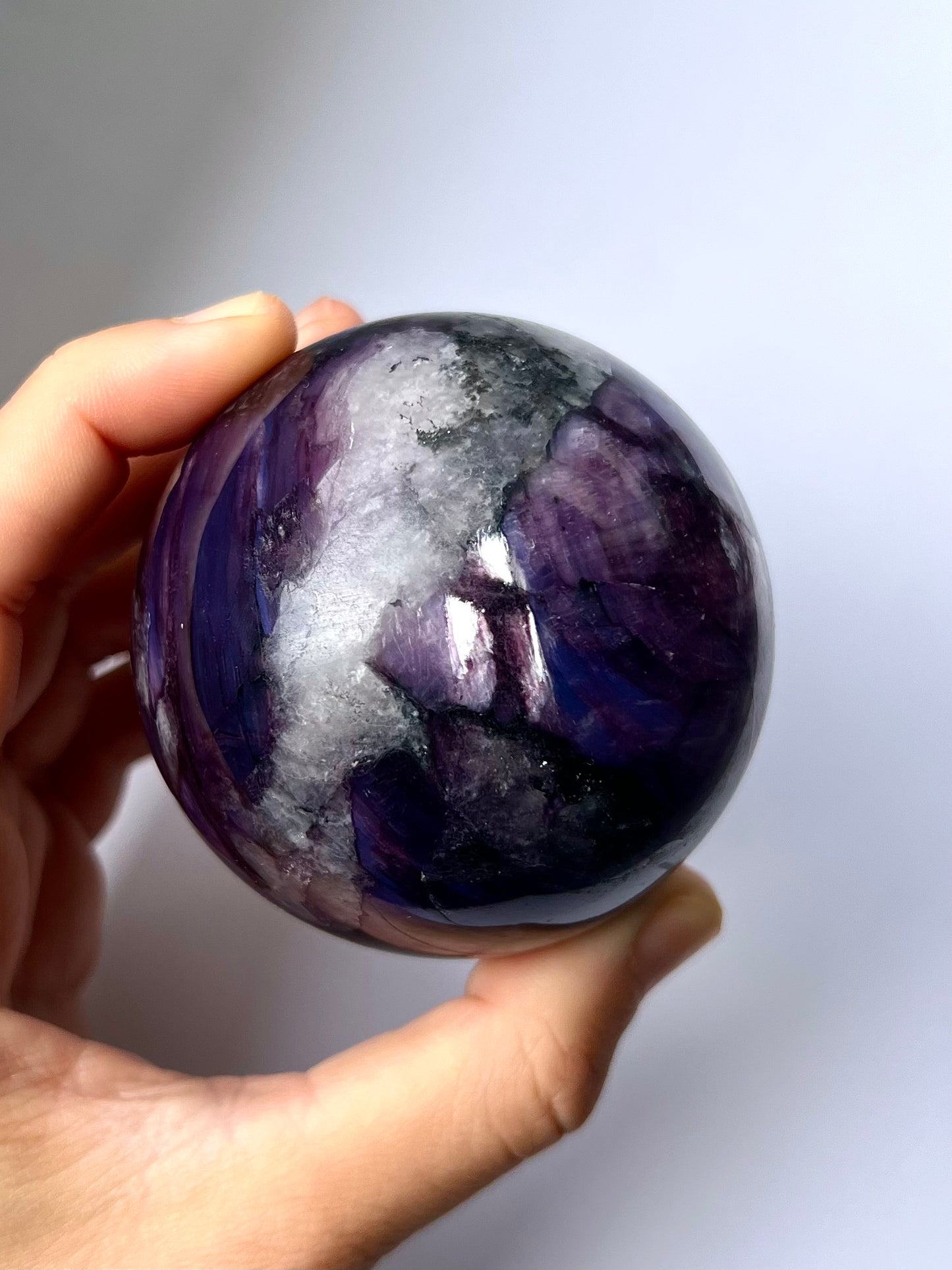 Sphère de Lépidolite gemme 1