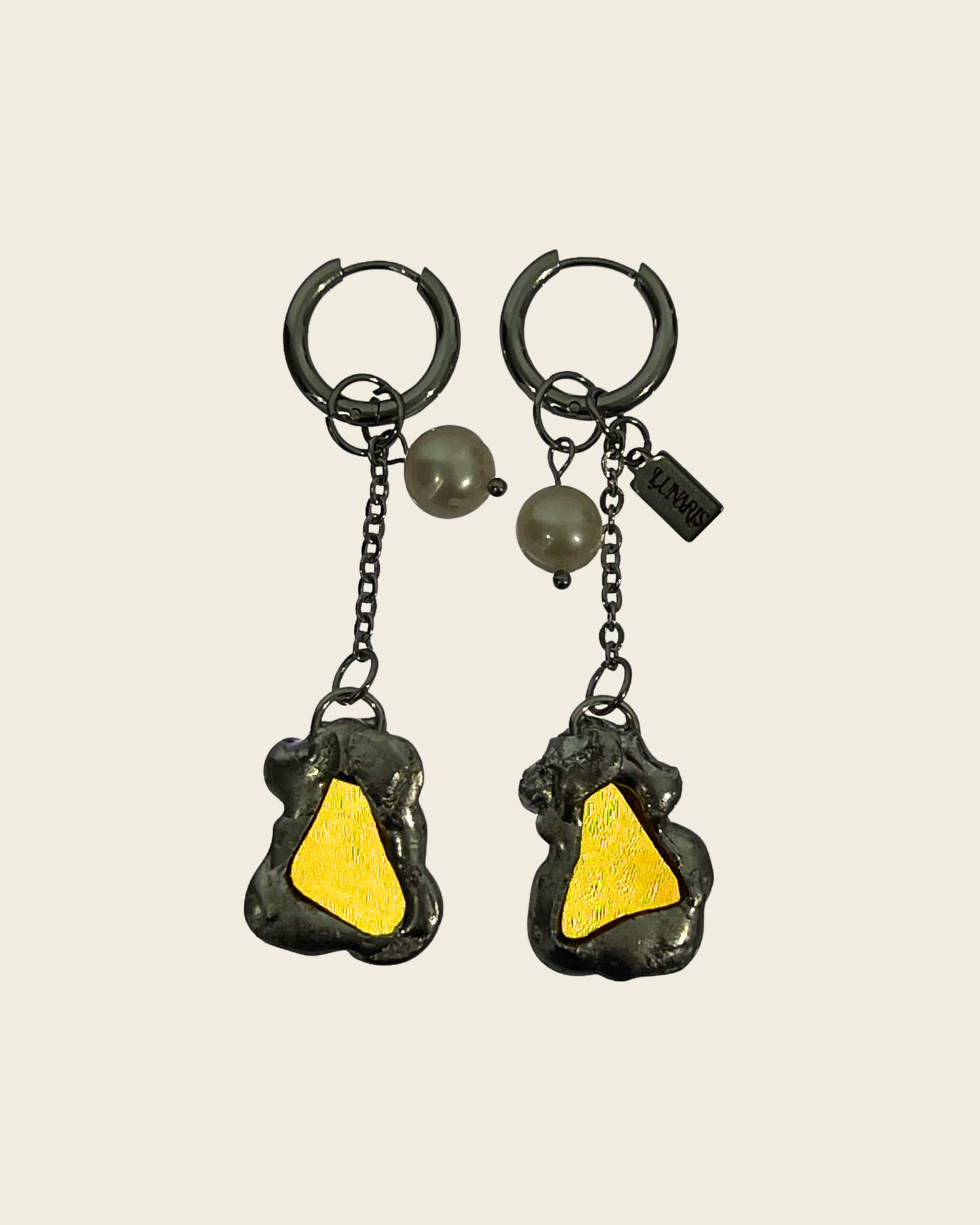 Boucles d'oreilles Laure | Collection Lunaris Bijoux x Lunaris Vitraux