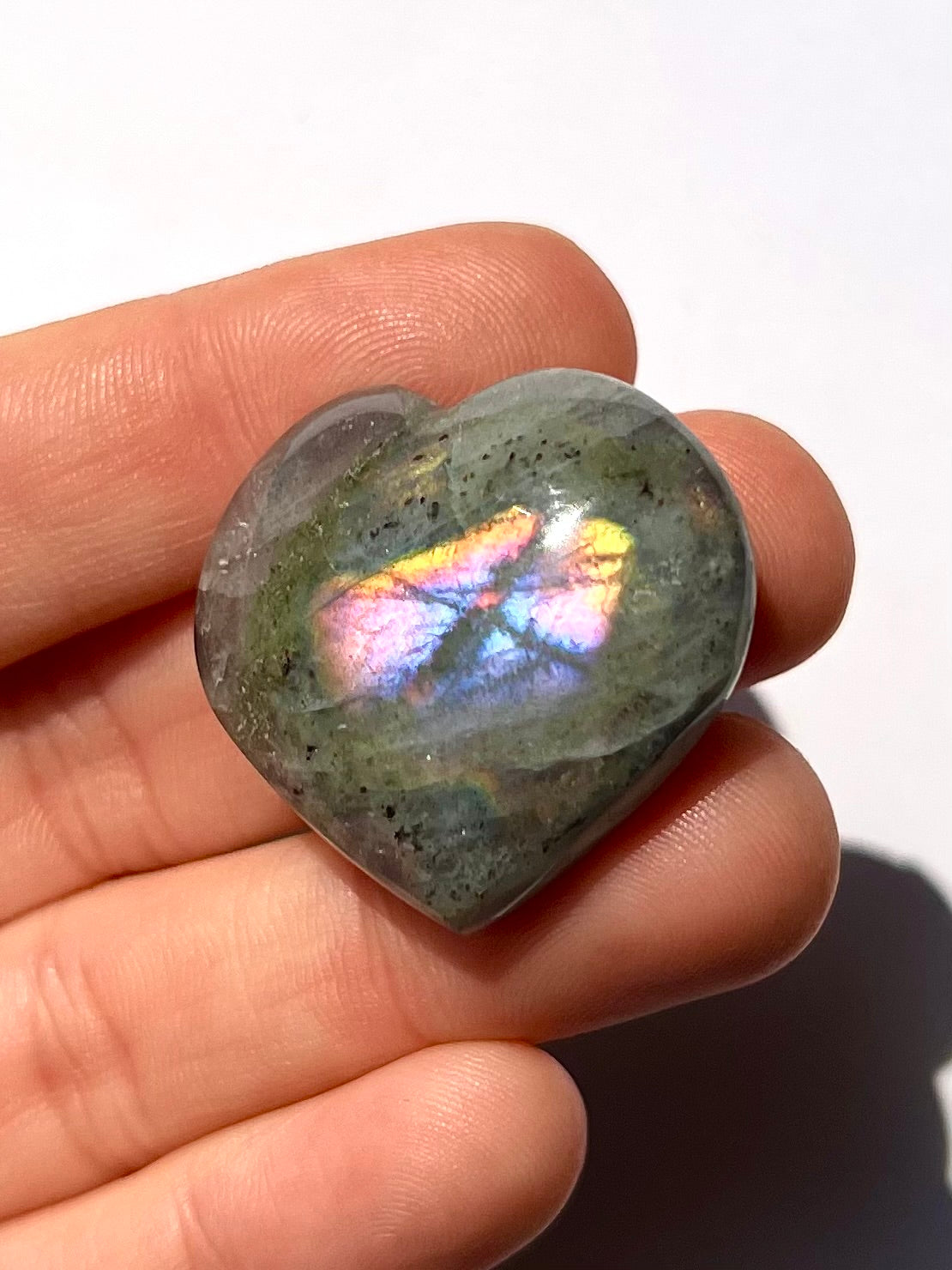 Cœur en Labradorite 3