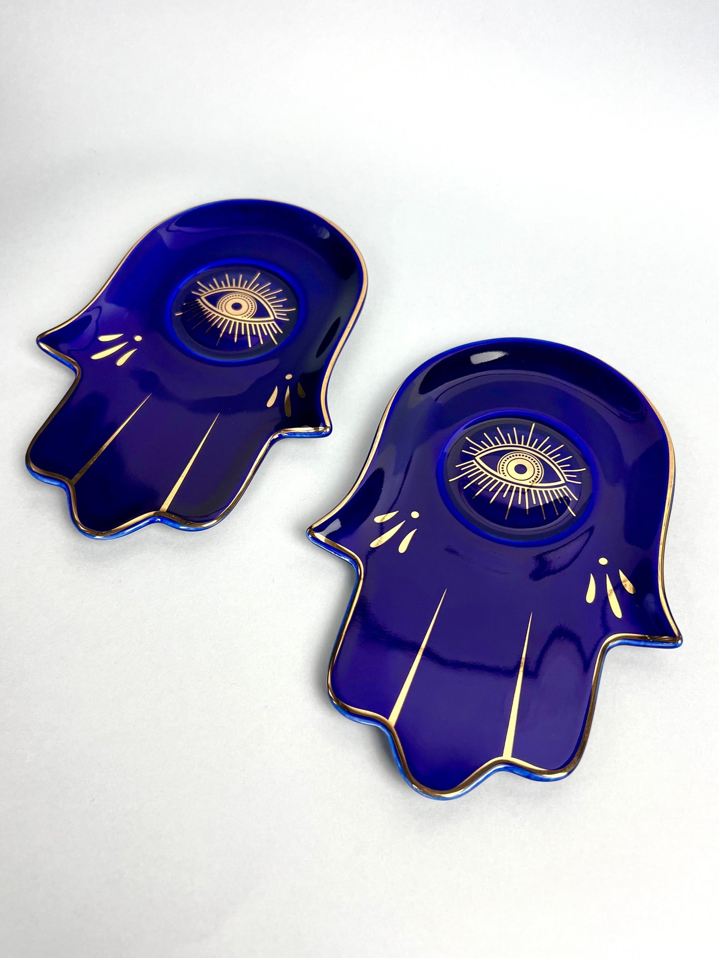 Coupelle Nazar et main de Fatma bleue | Collection Nazar