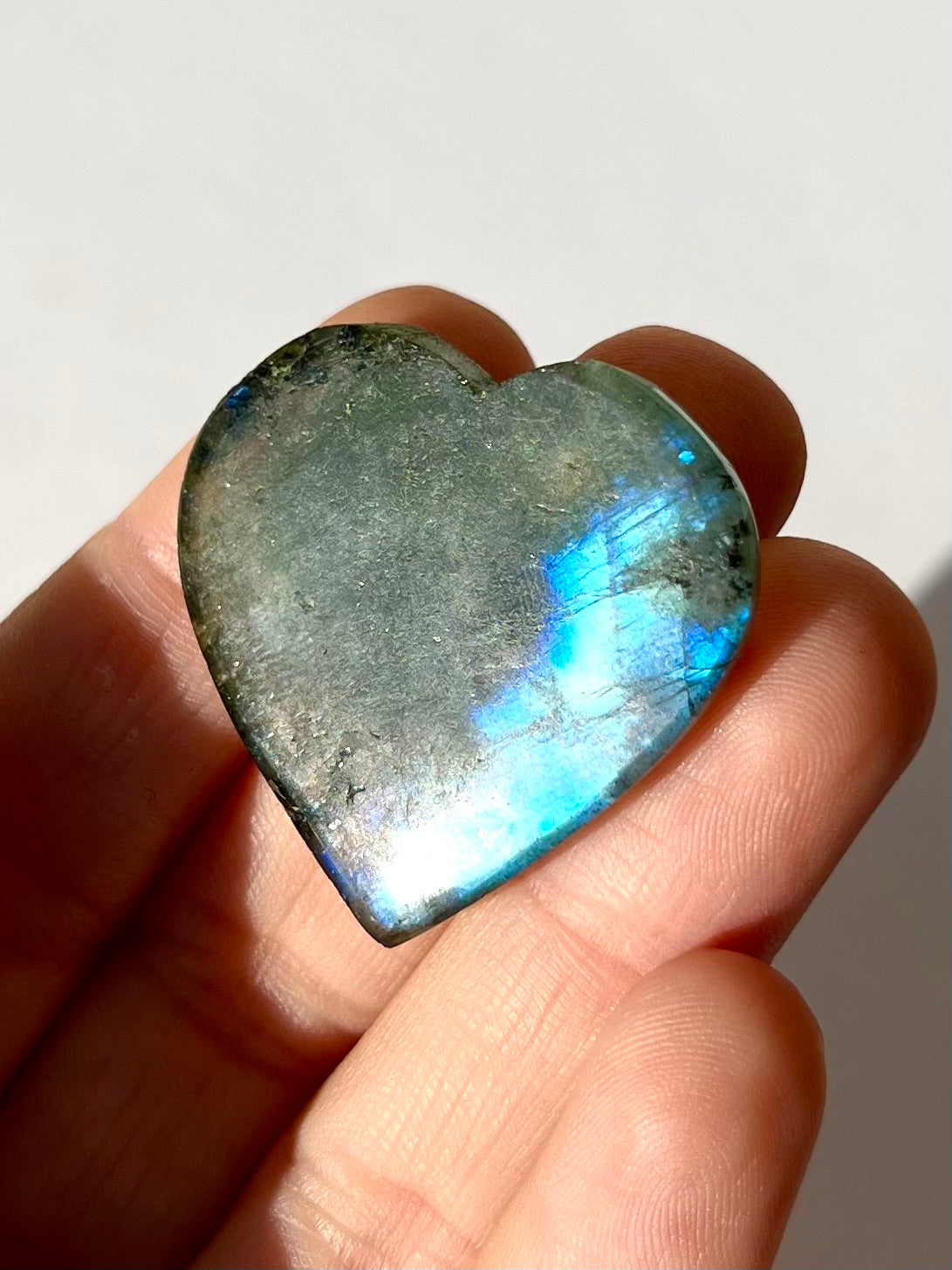 Cœur en Labradorite 4