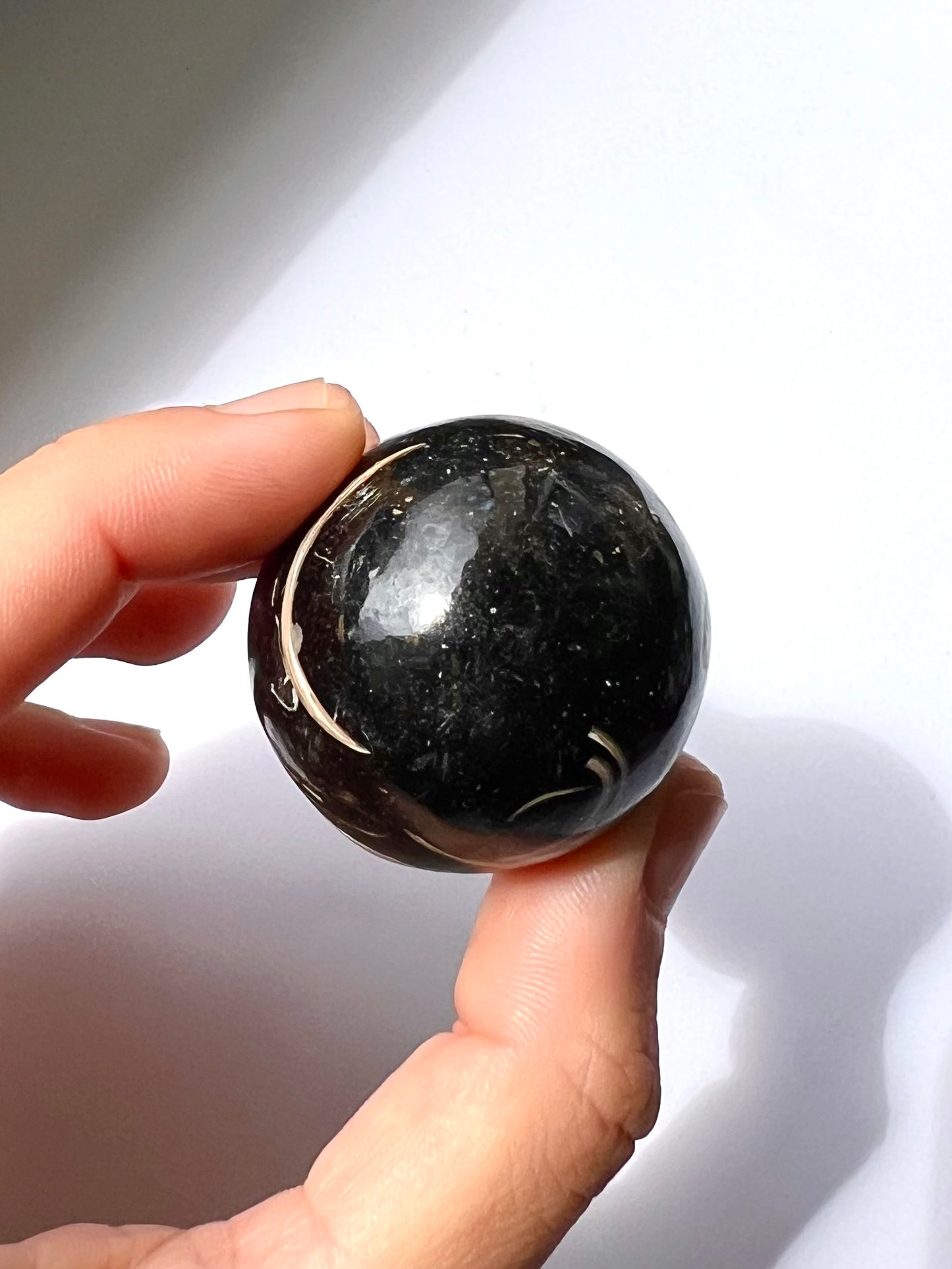 Sphère en Agate fossile Turitelle 1