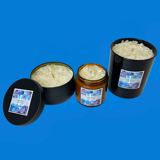 Bougie N°11 Mûre et Musc / Pierre de Lune