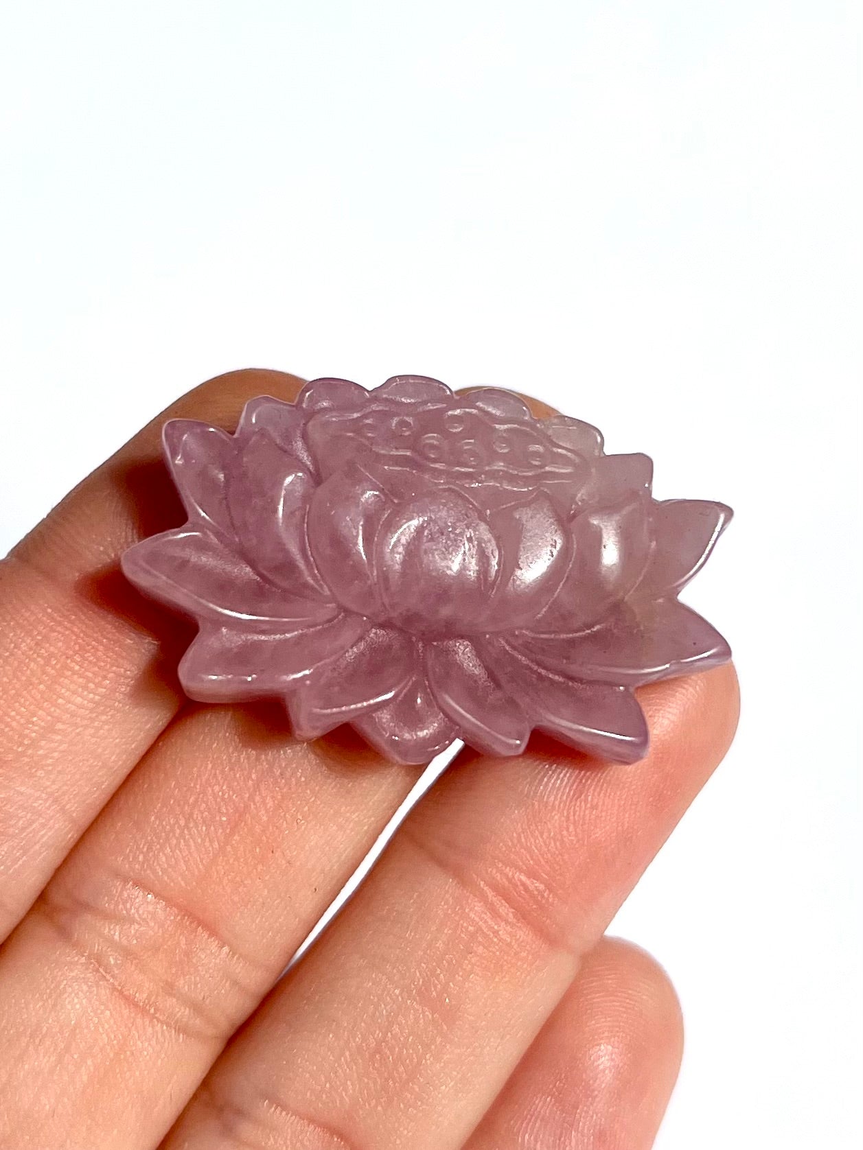 Lotus en Quartz rose 3