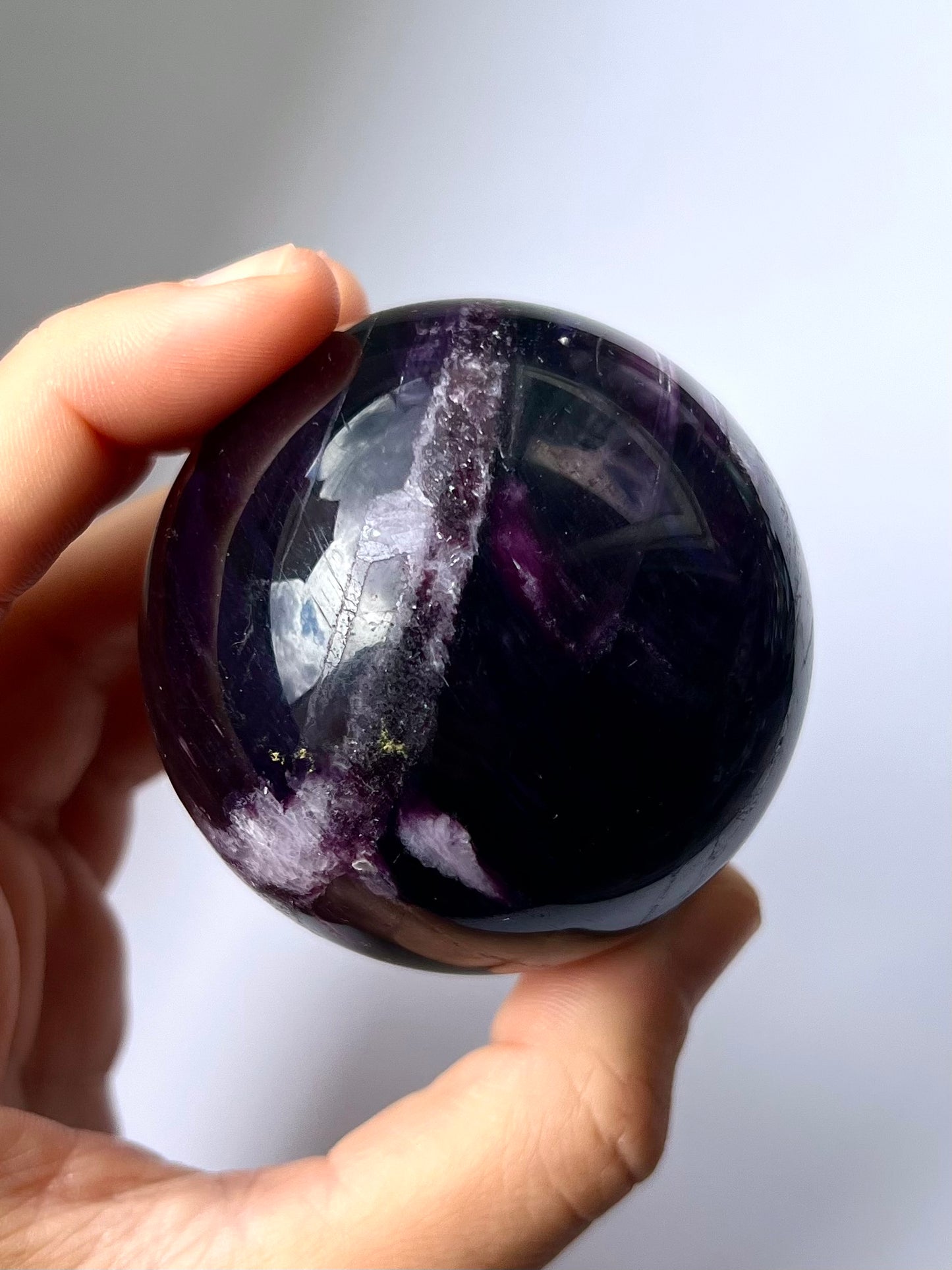 Sphère de Lépidolite gemme 2