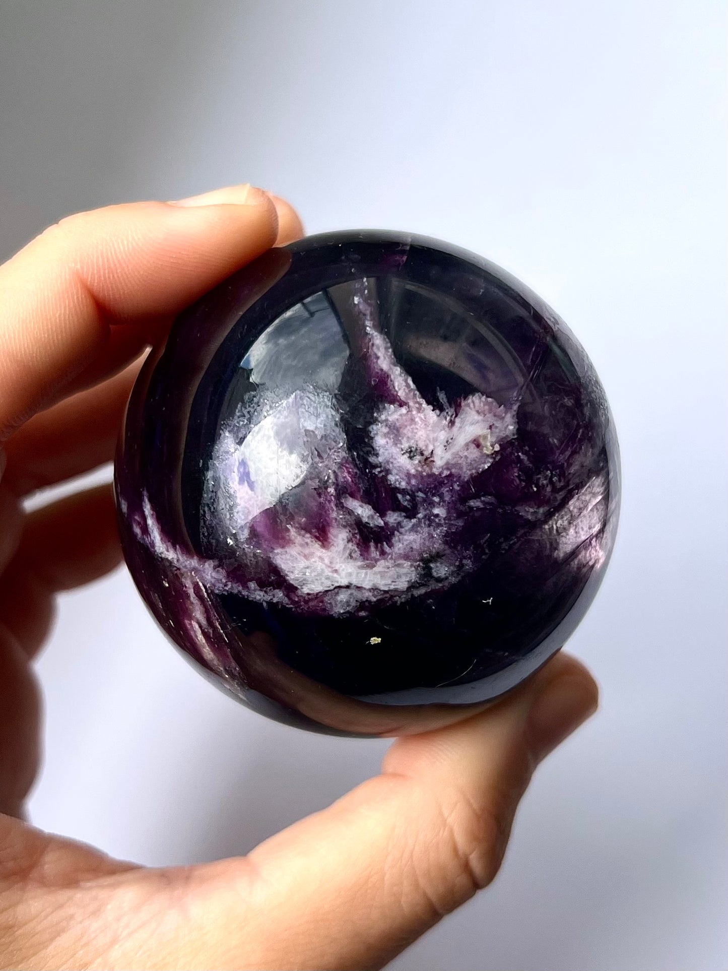 Sphère de Lépidolite gemme 2