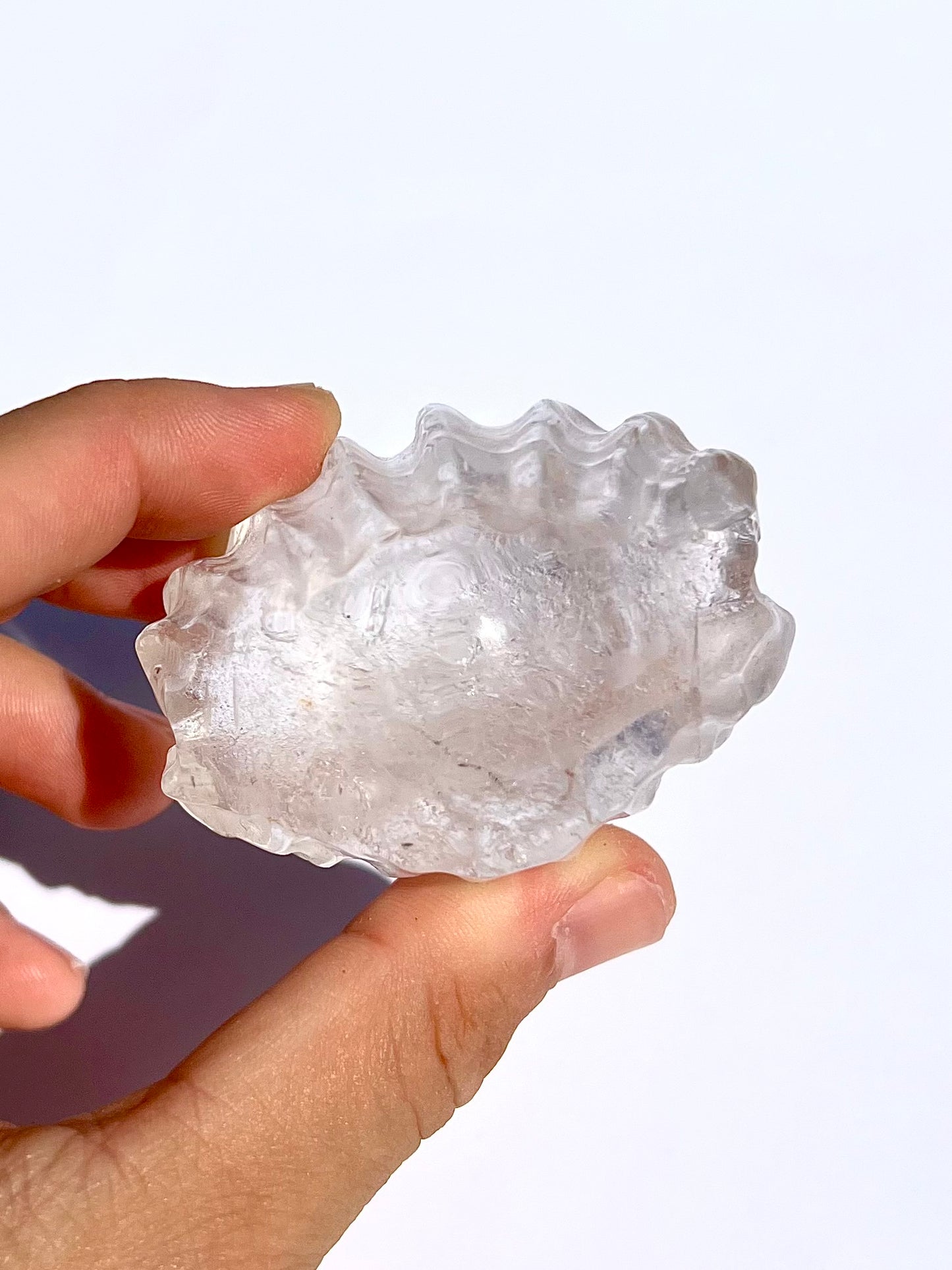 Coquillage en Cristal de roche 2