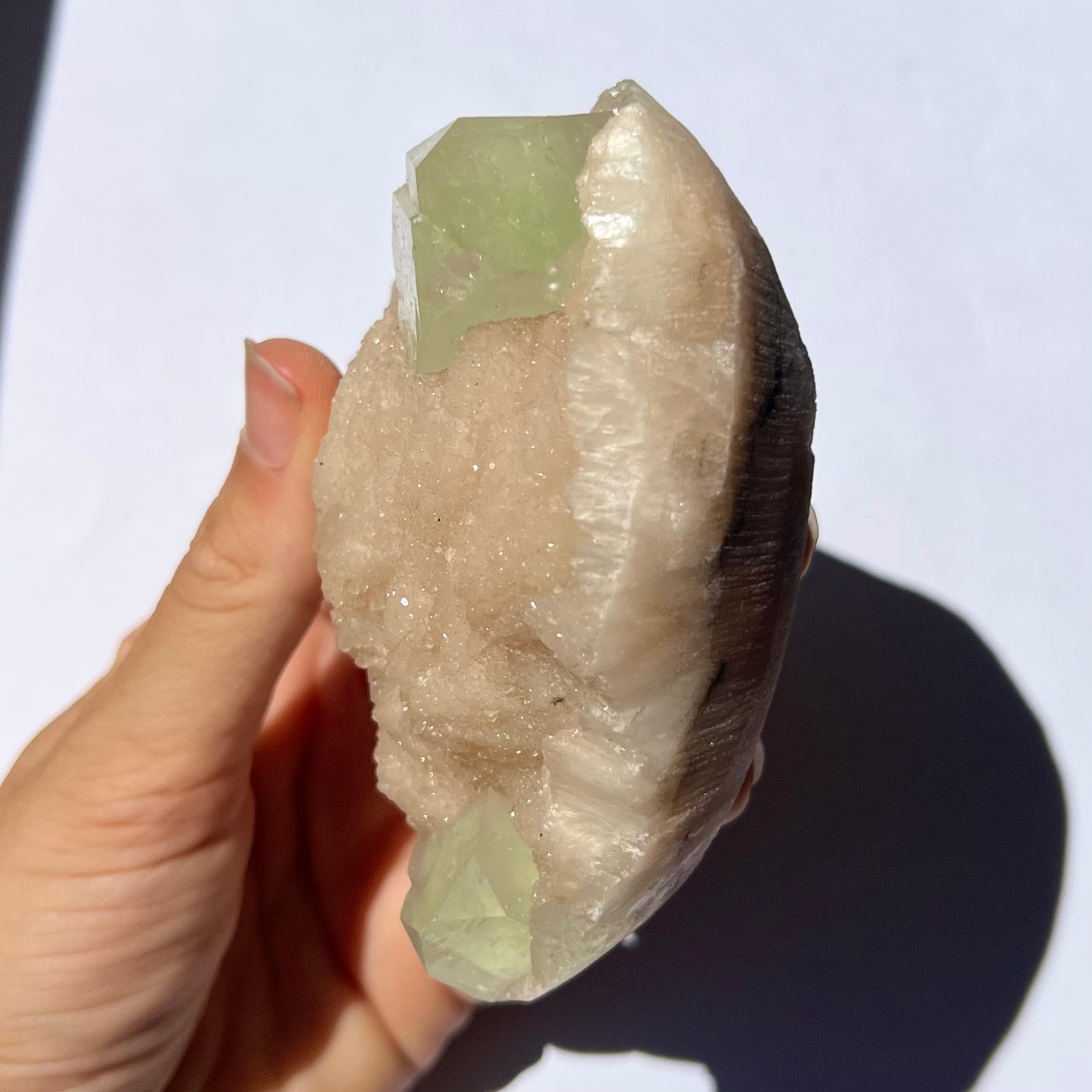 Forme libre Apophyllite et Stilbite 3
