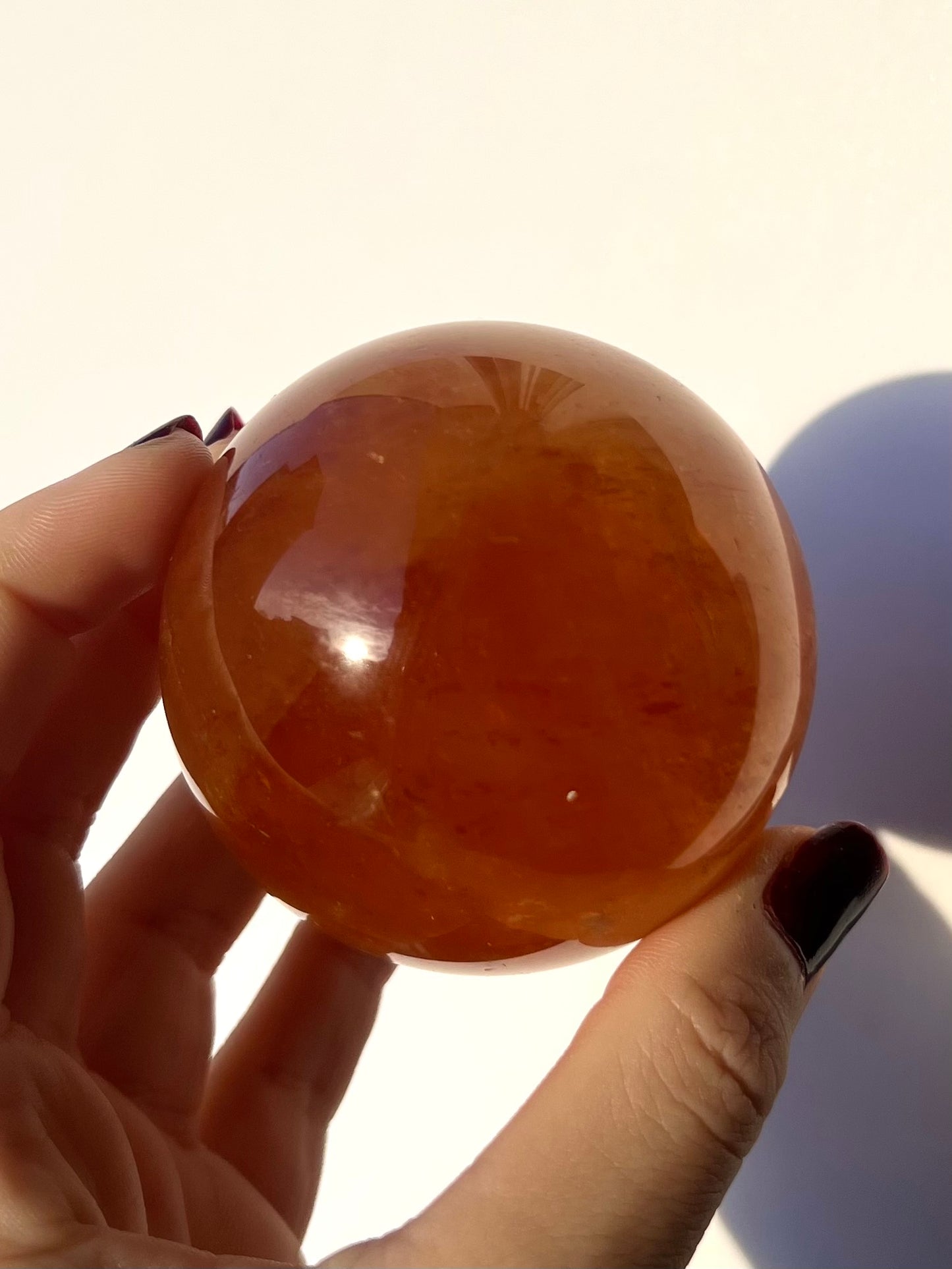 Sphère de Calcite miel 1