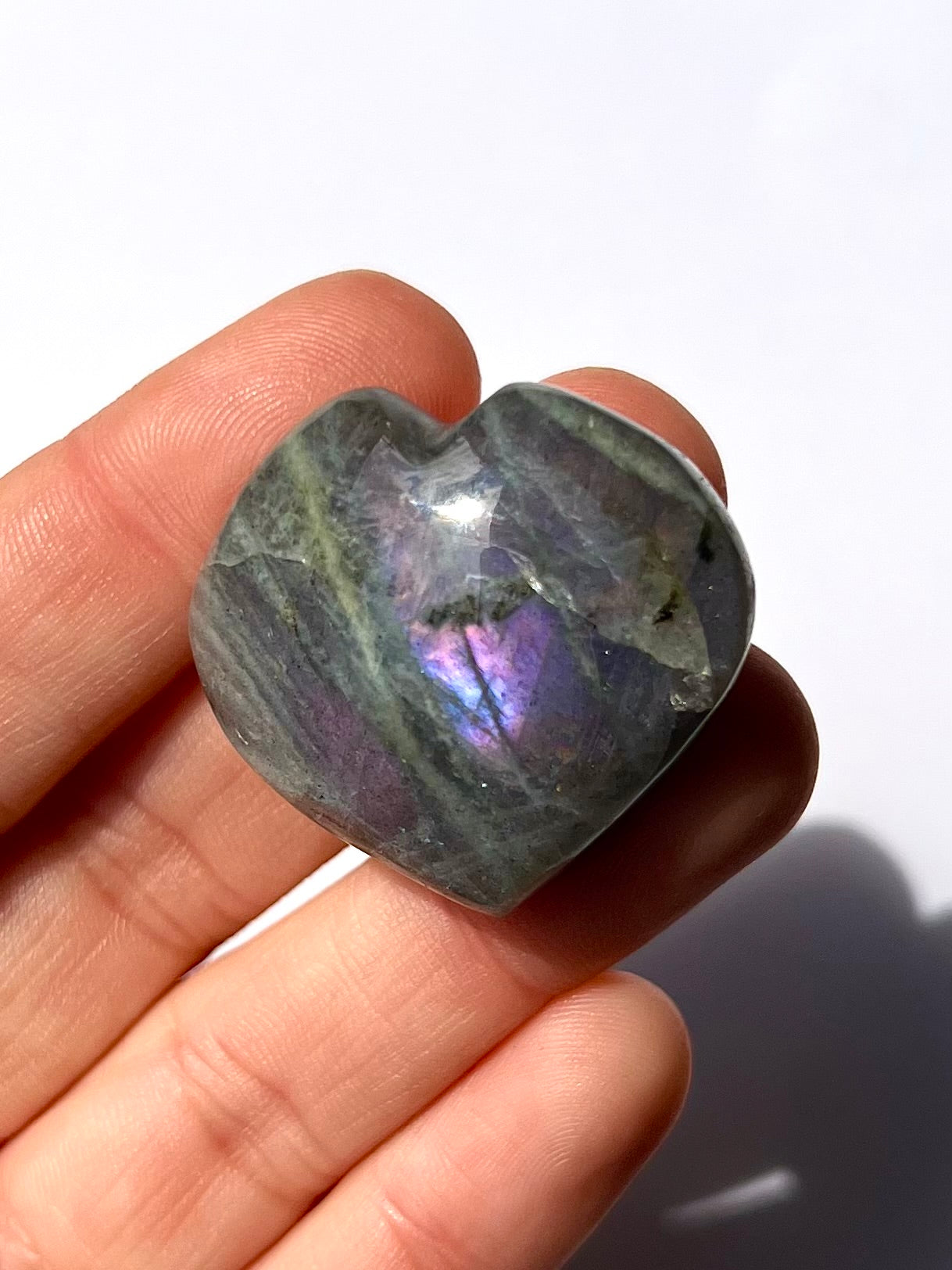 Cœur en Labradorite 1