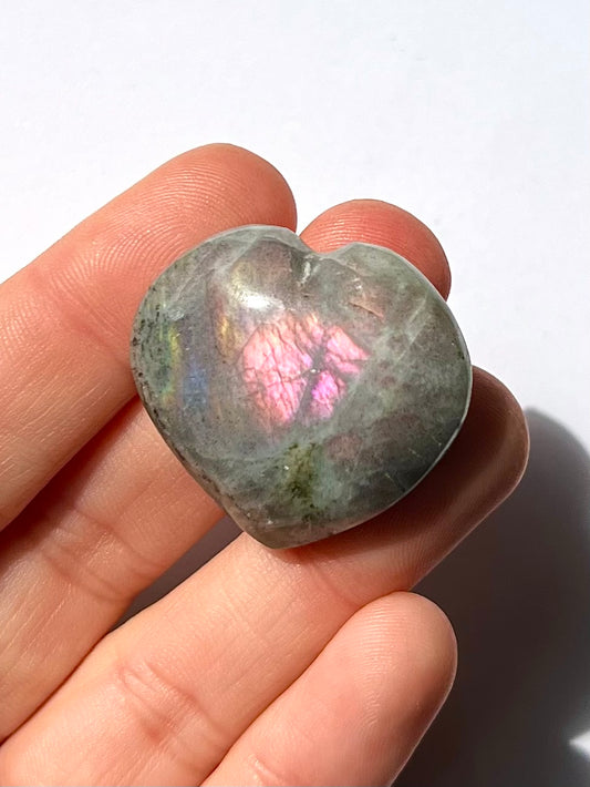 Cœur en Labradorite 11