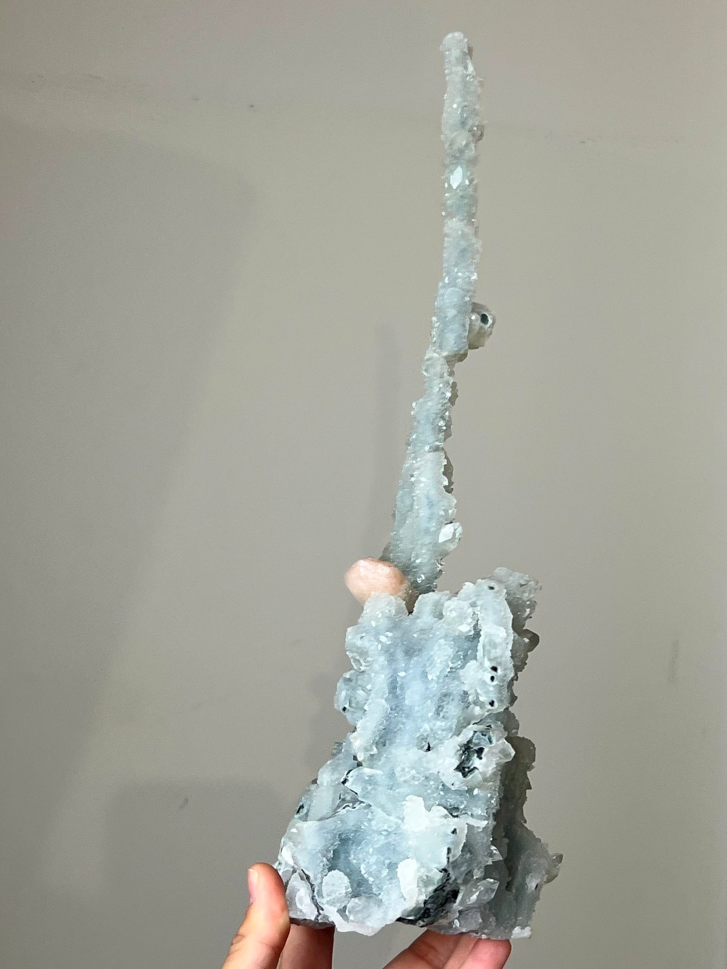 Apophylite / Calcédoine / Stilbite brute